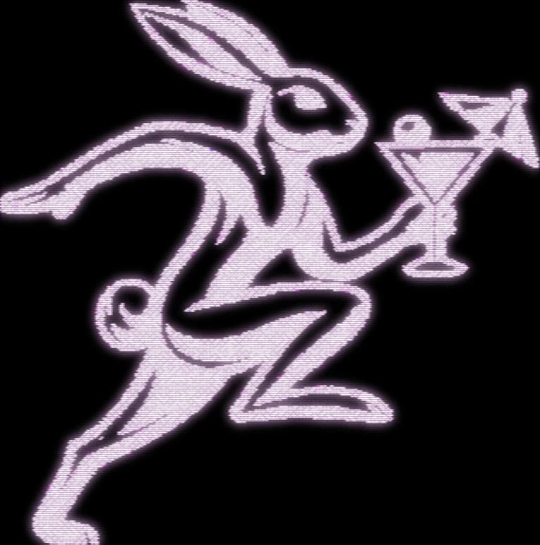 Neon_glitch_bunny_lilac