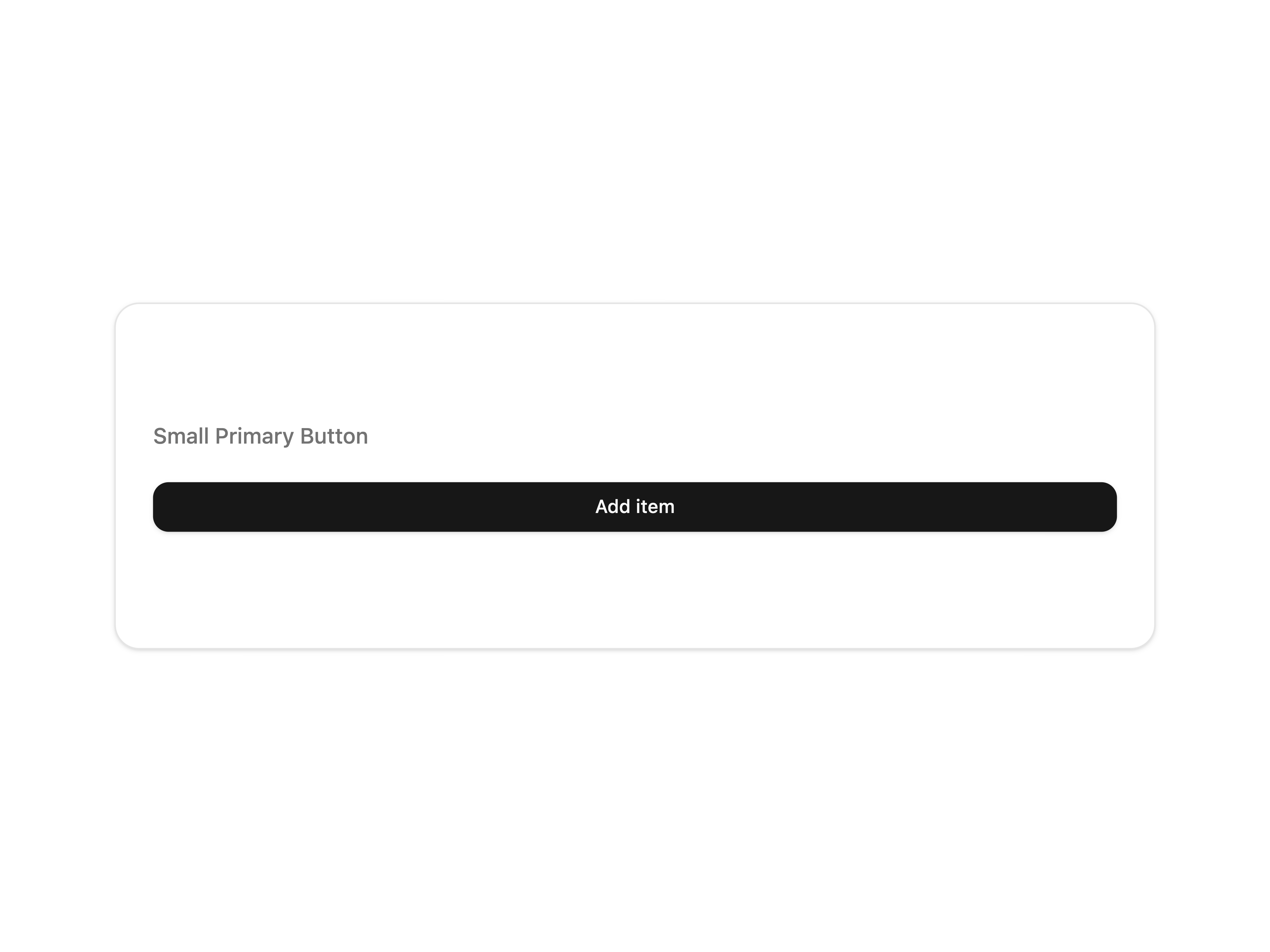Small Primary Button