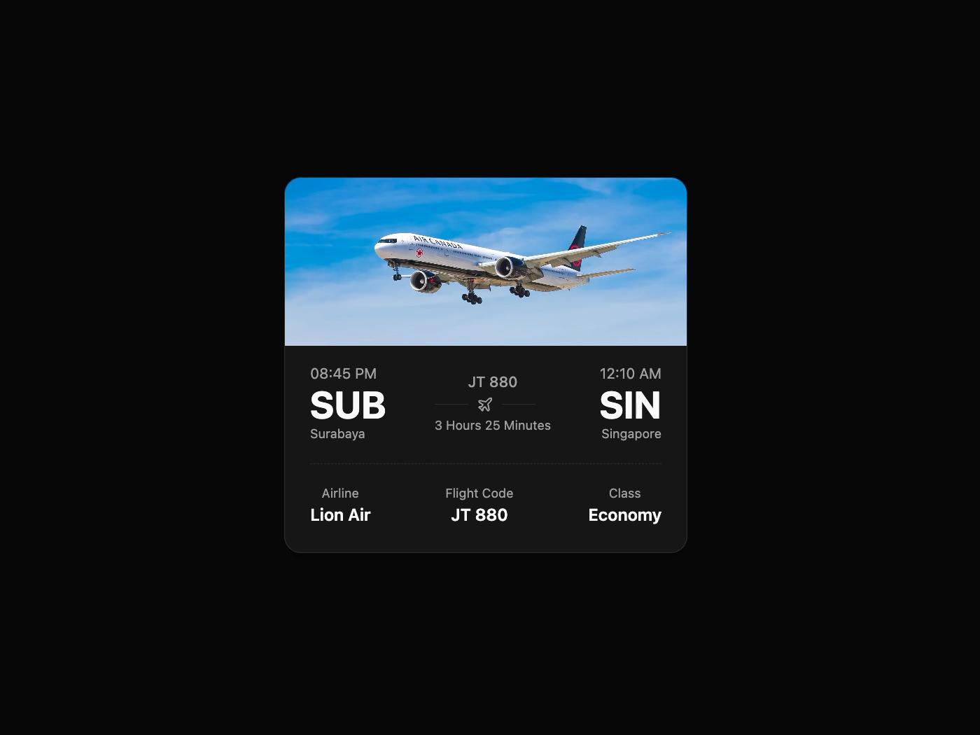Flight Card