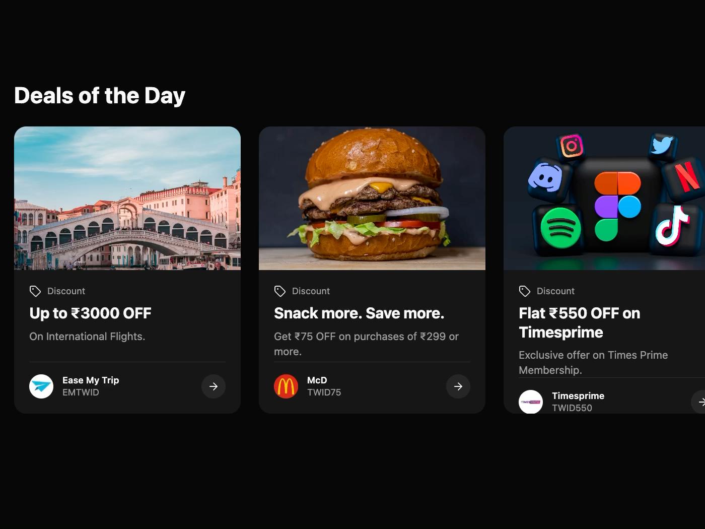 Offer Carousel