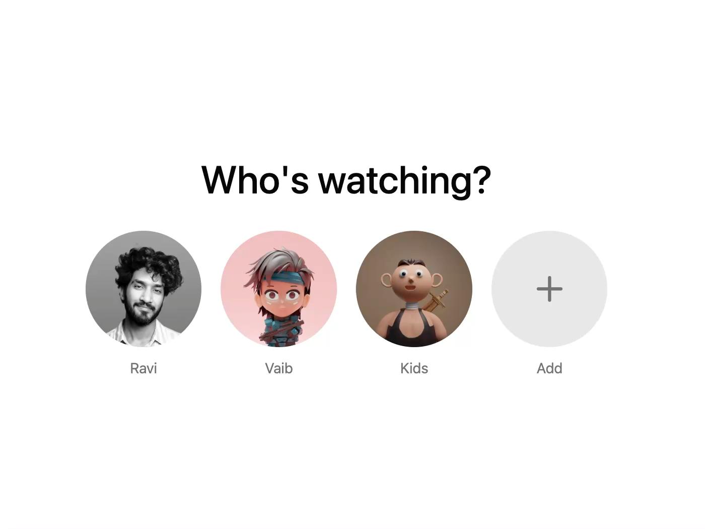 Profile Selector