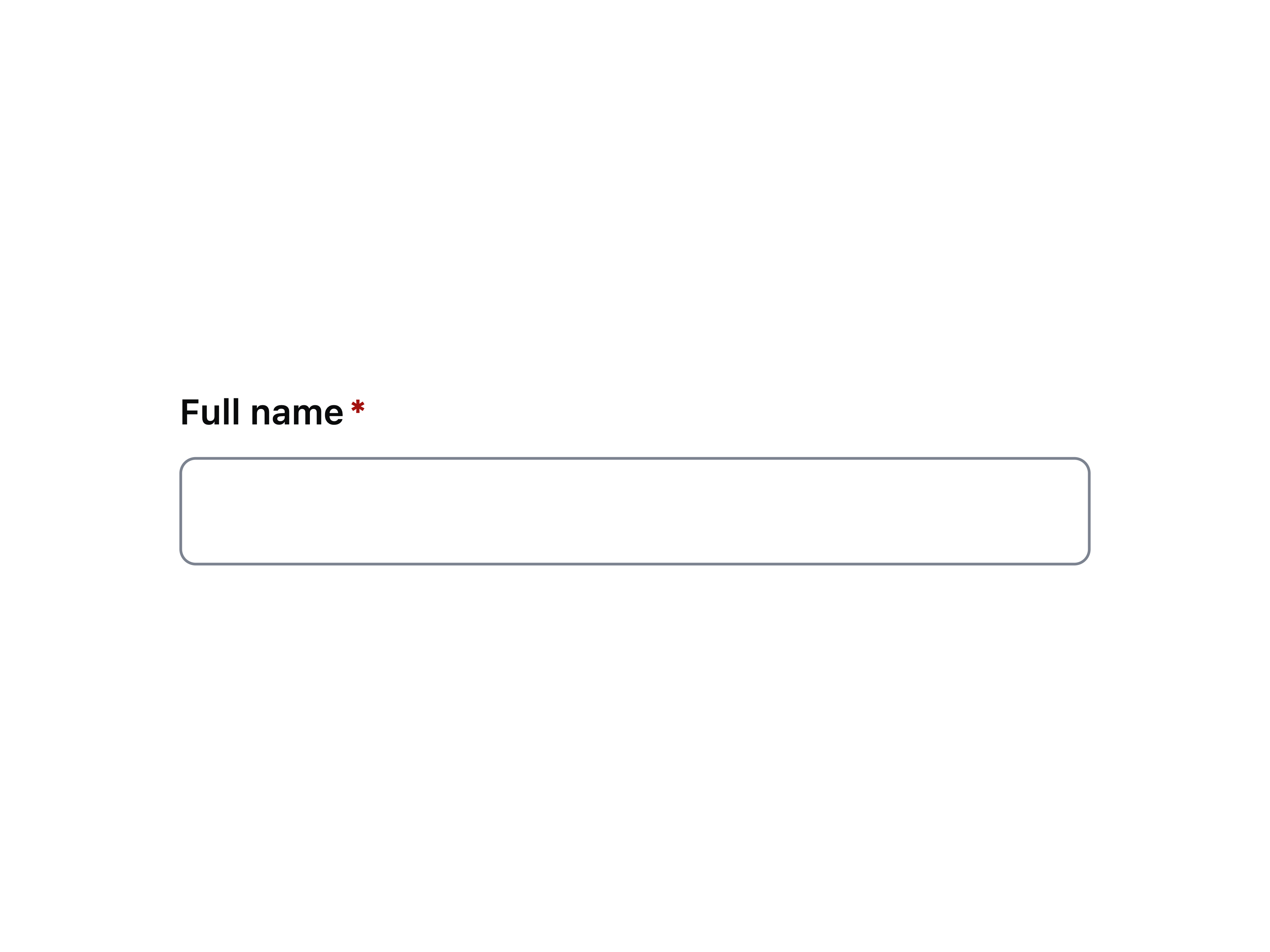 Name Input