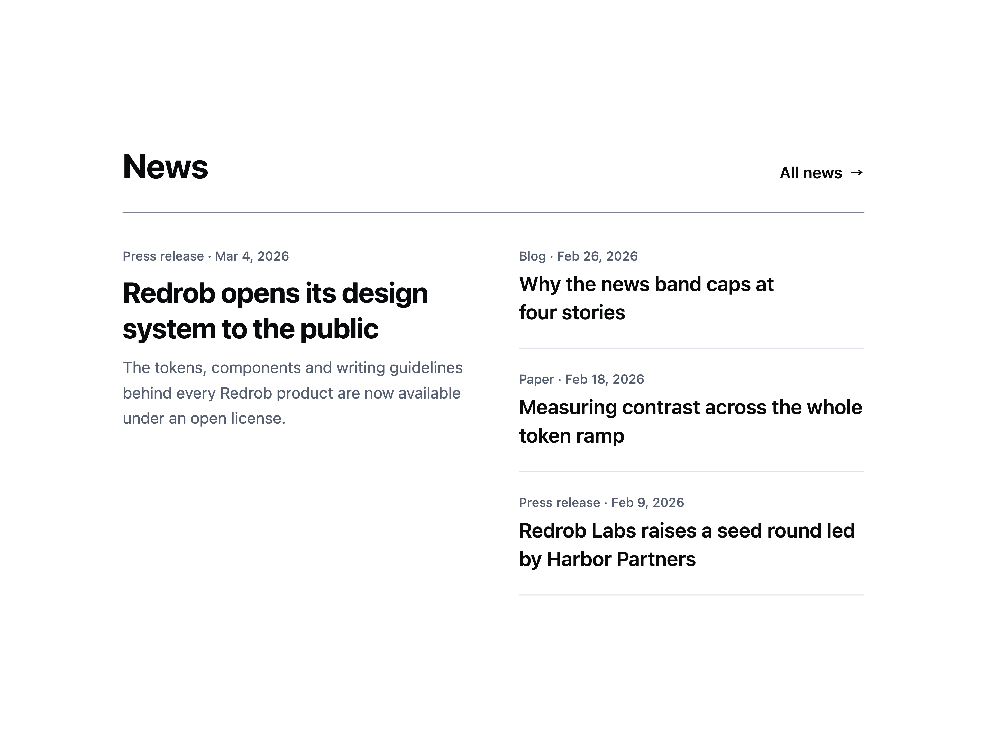 News Section