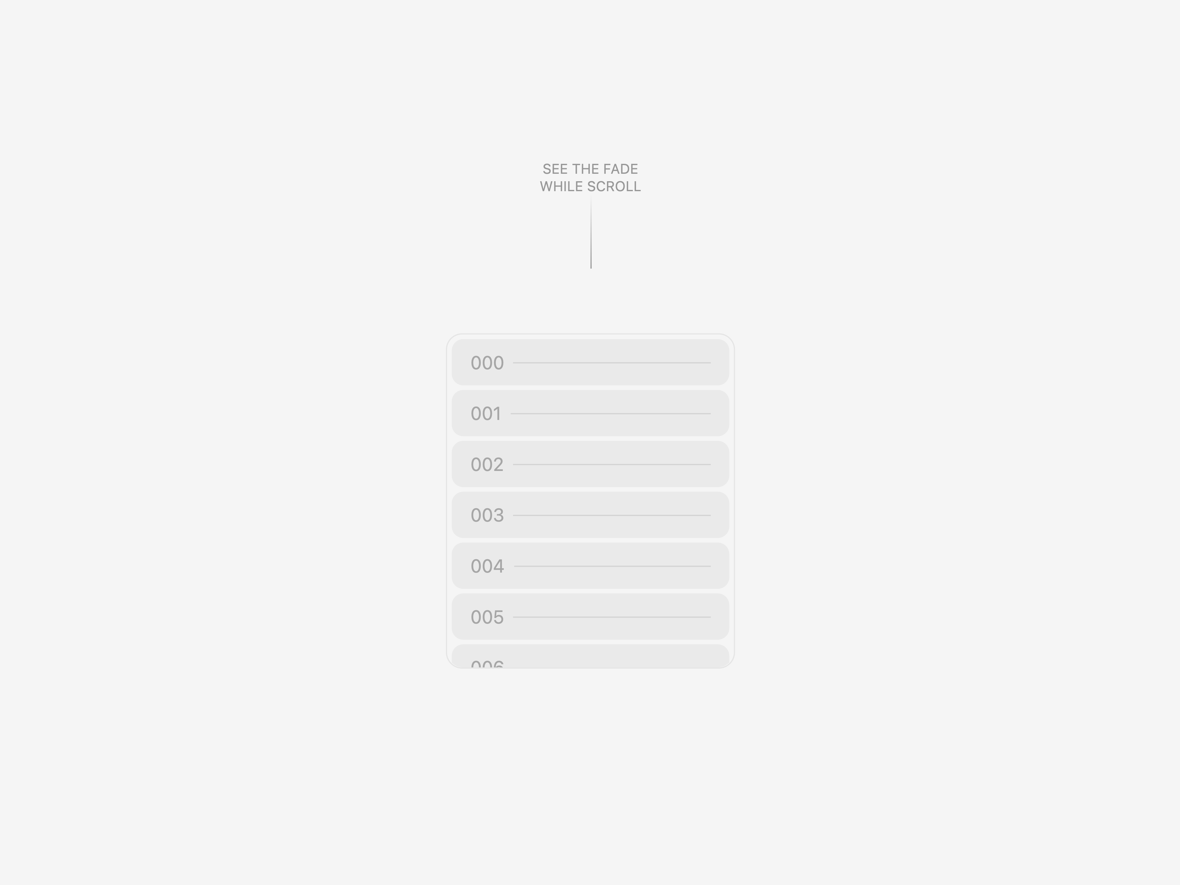 Scroll Fade Area