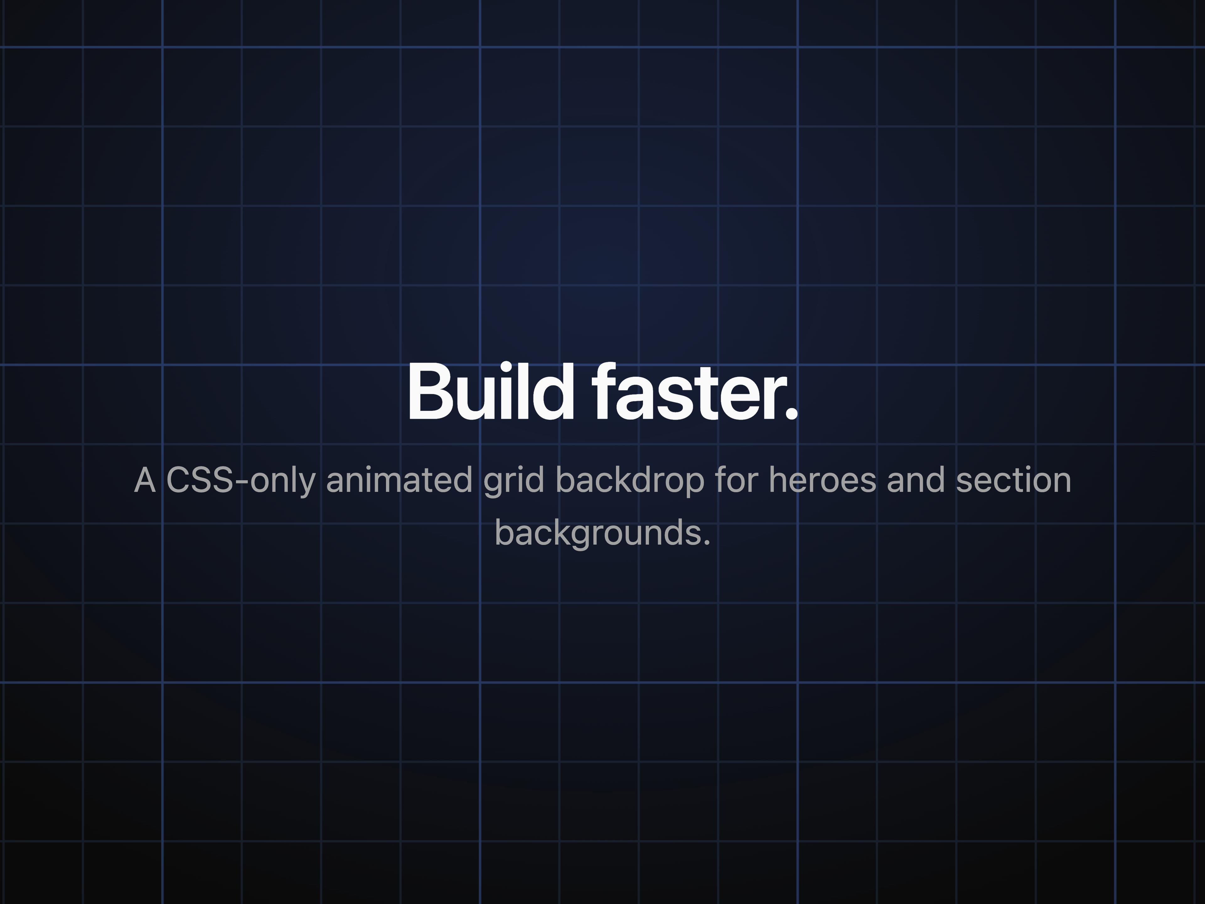 Animated Grid