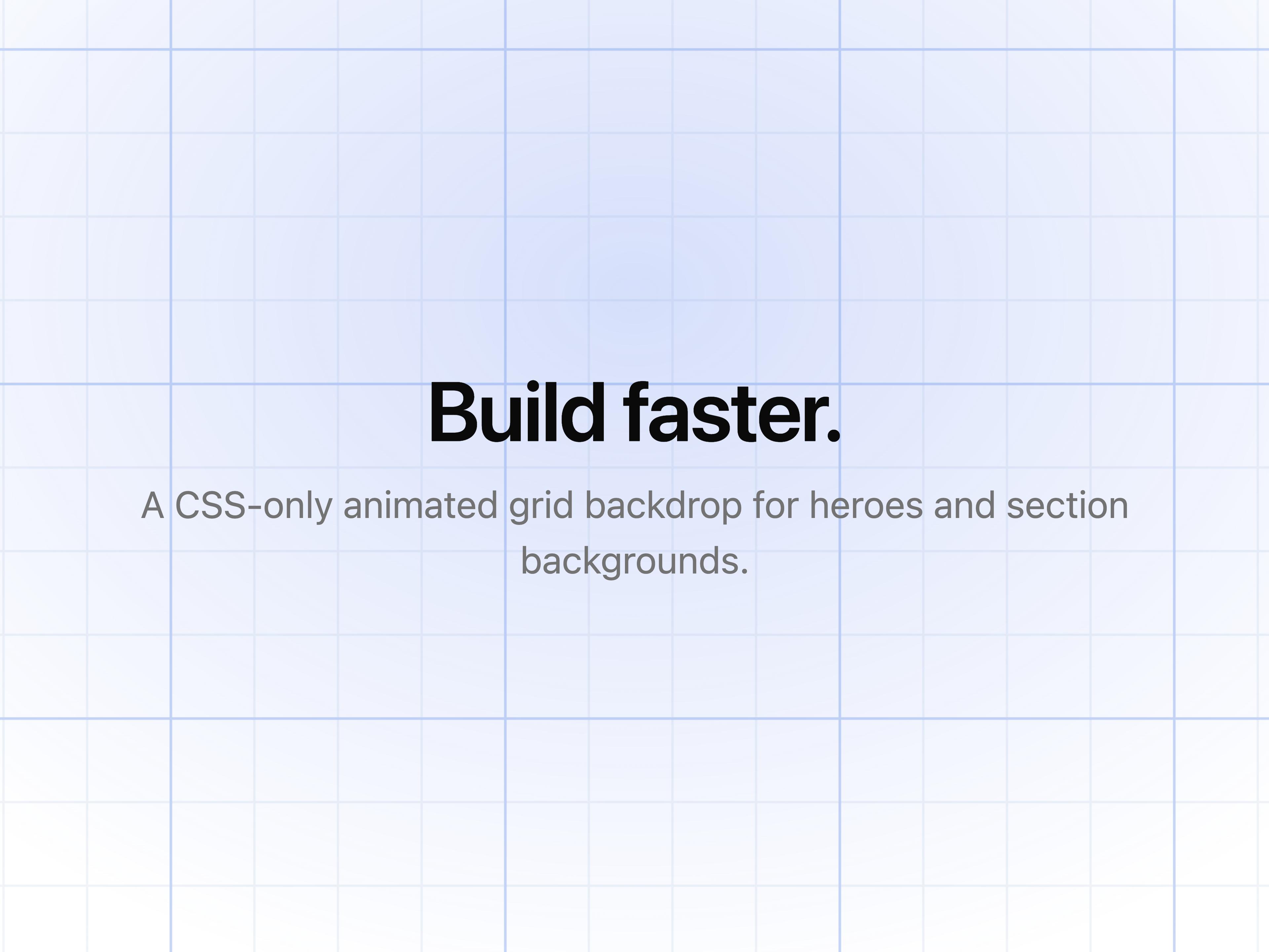 Animated Grid
