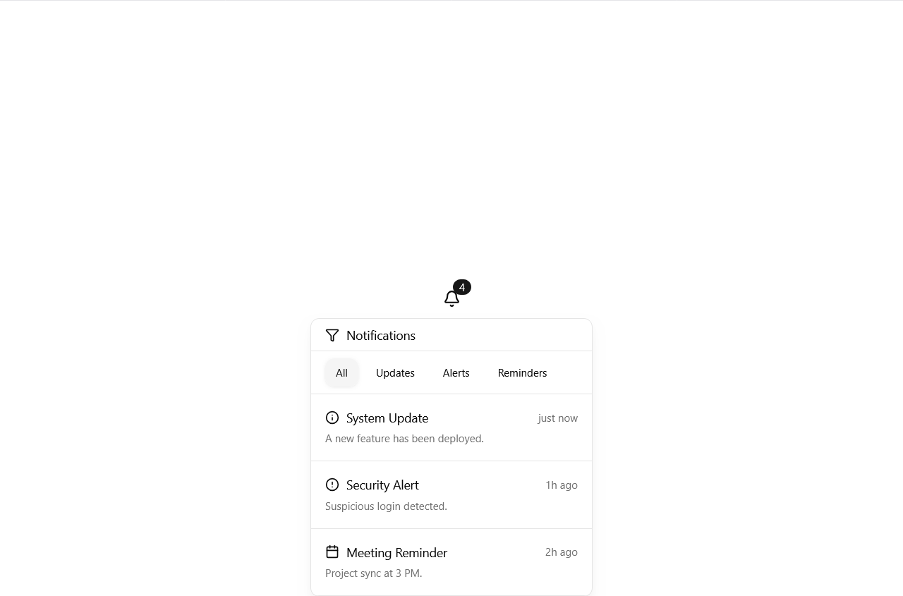Notifications Filter