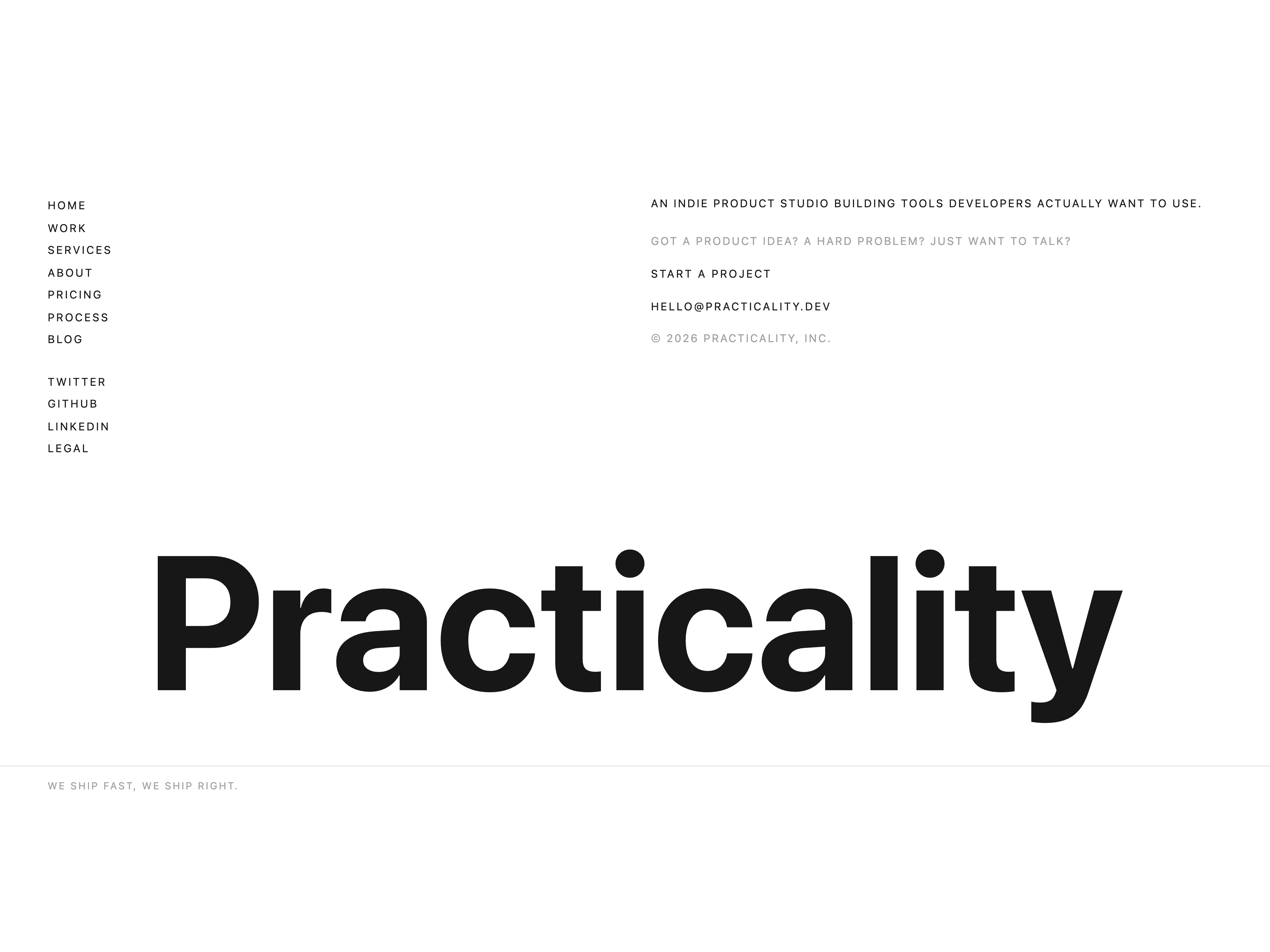 Footer with Suite