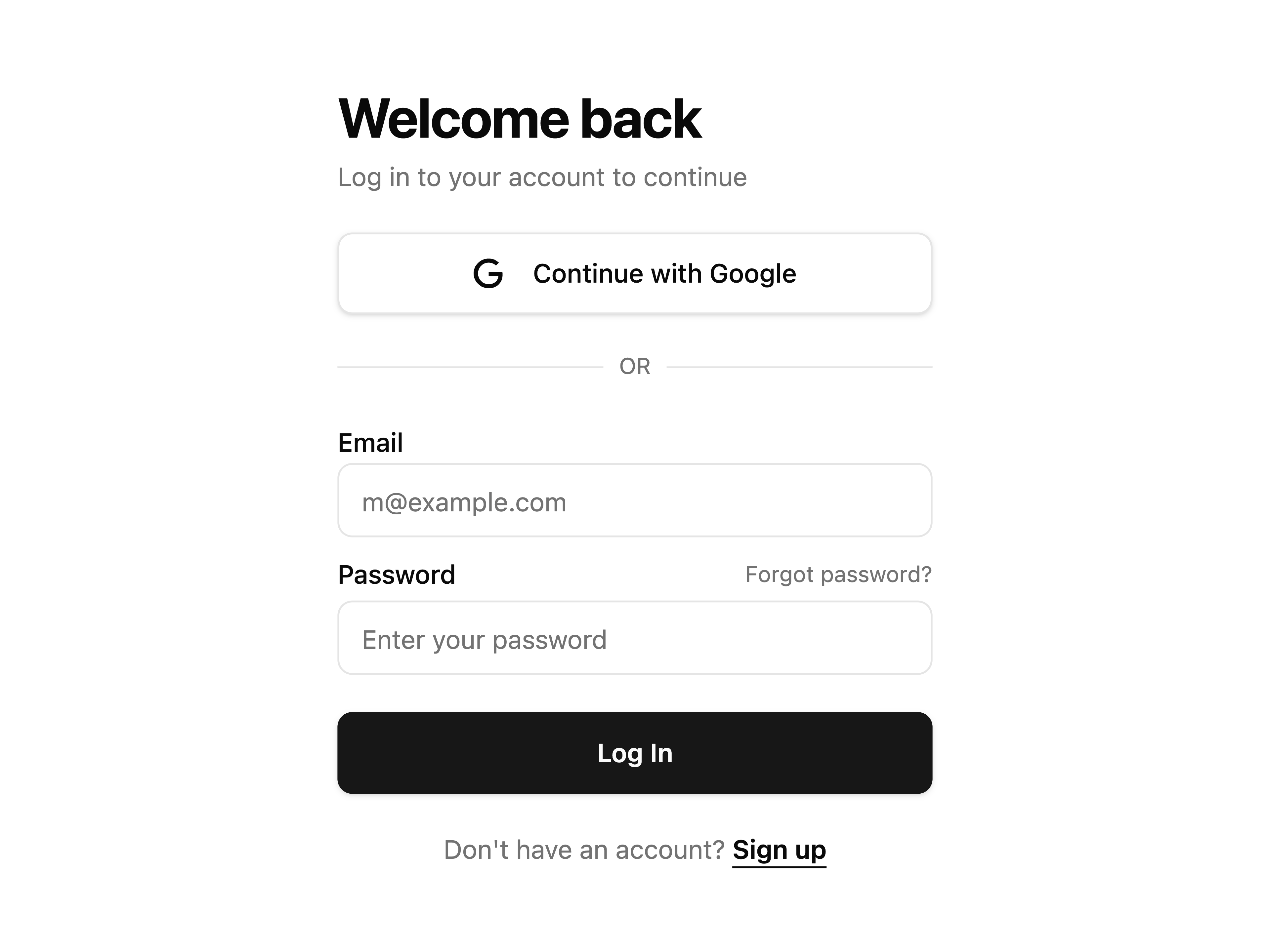 Login Minimal