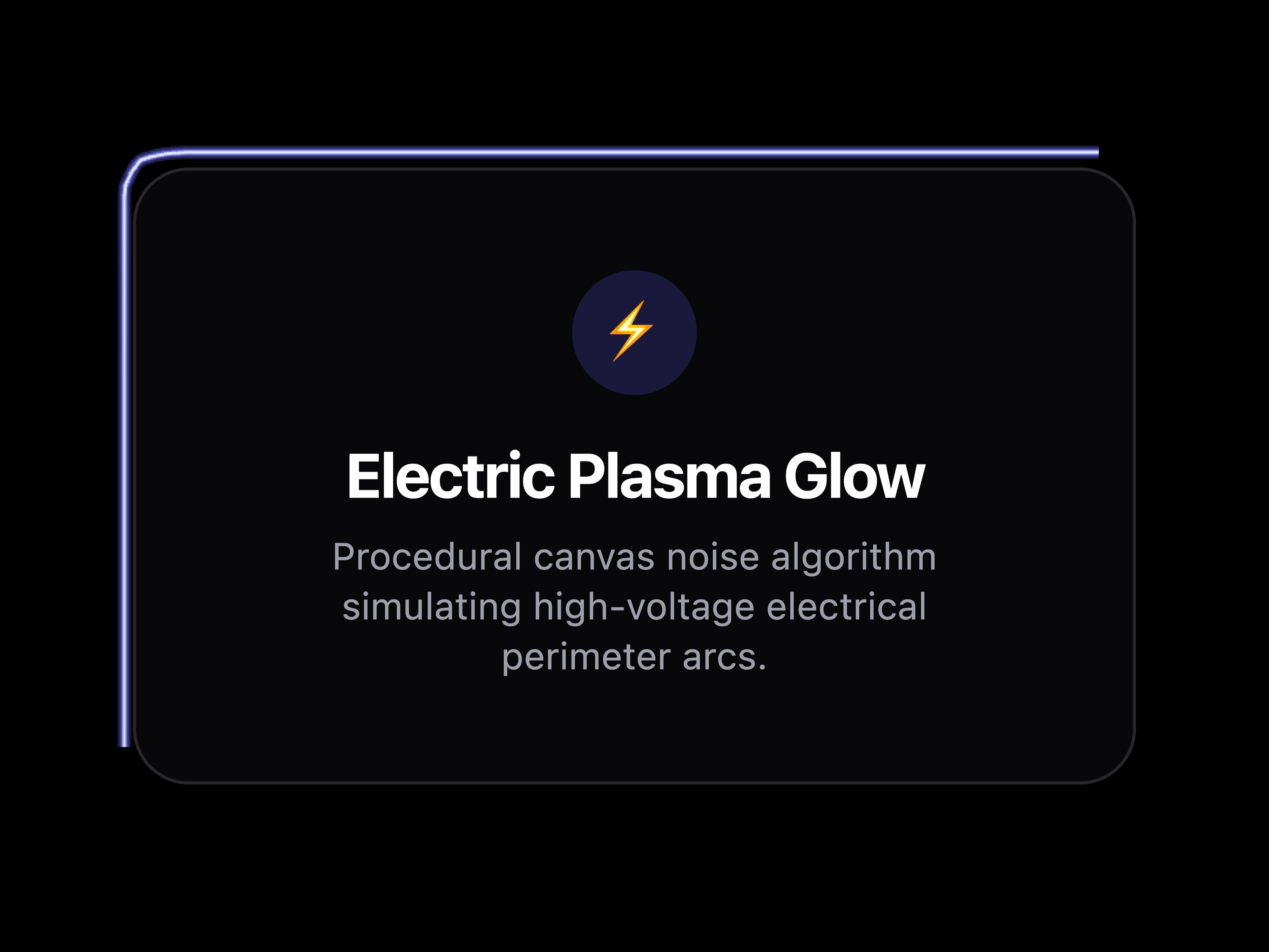 Electric Border Glow