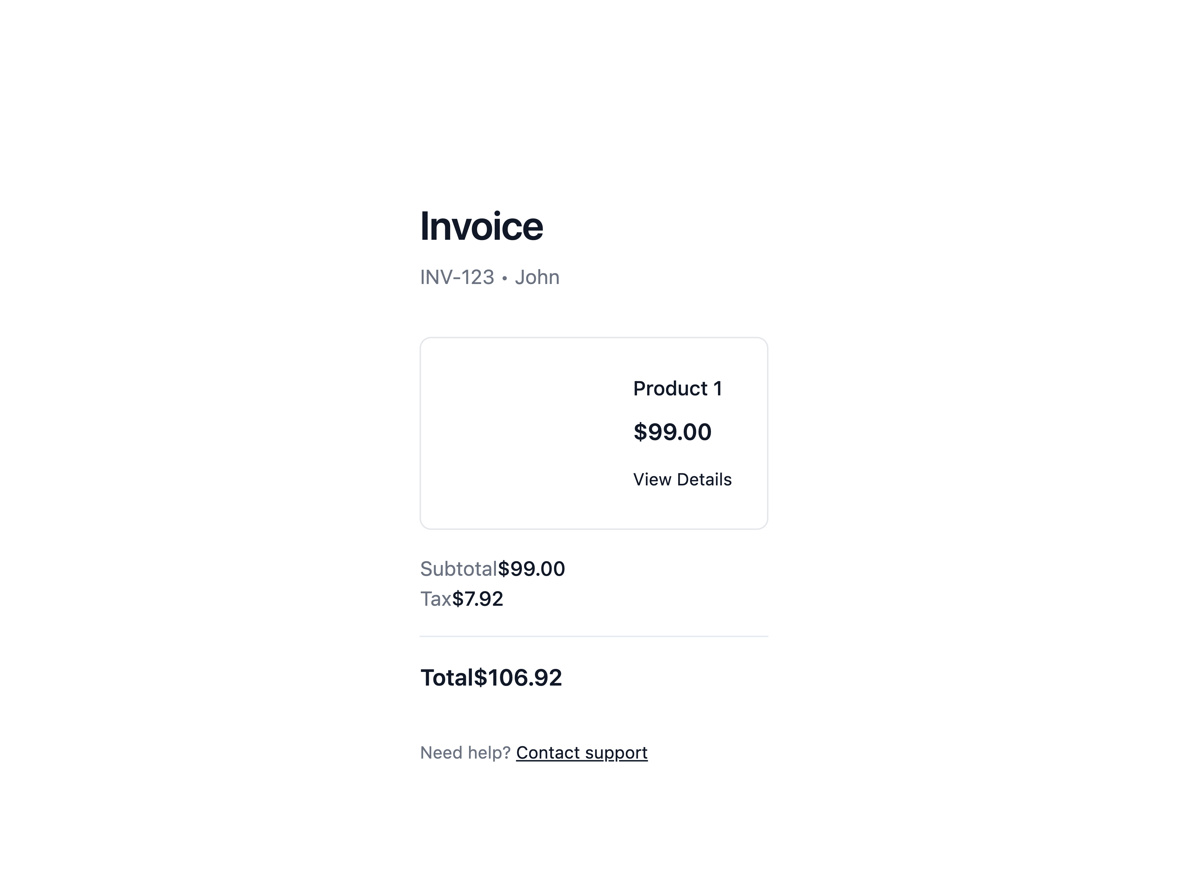 Stripe Receipt Email
