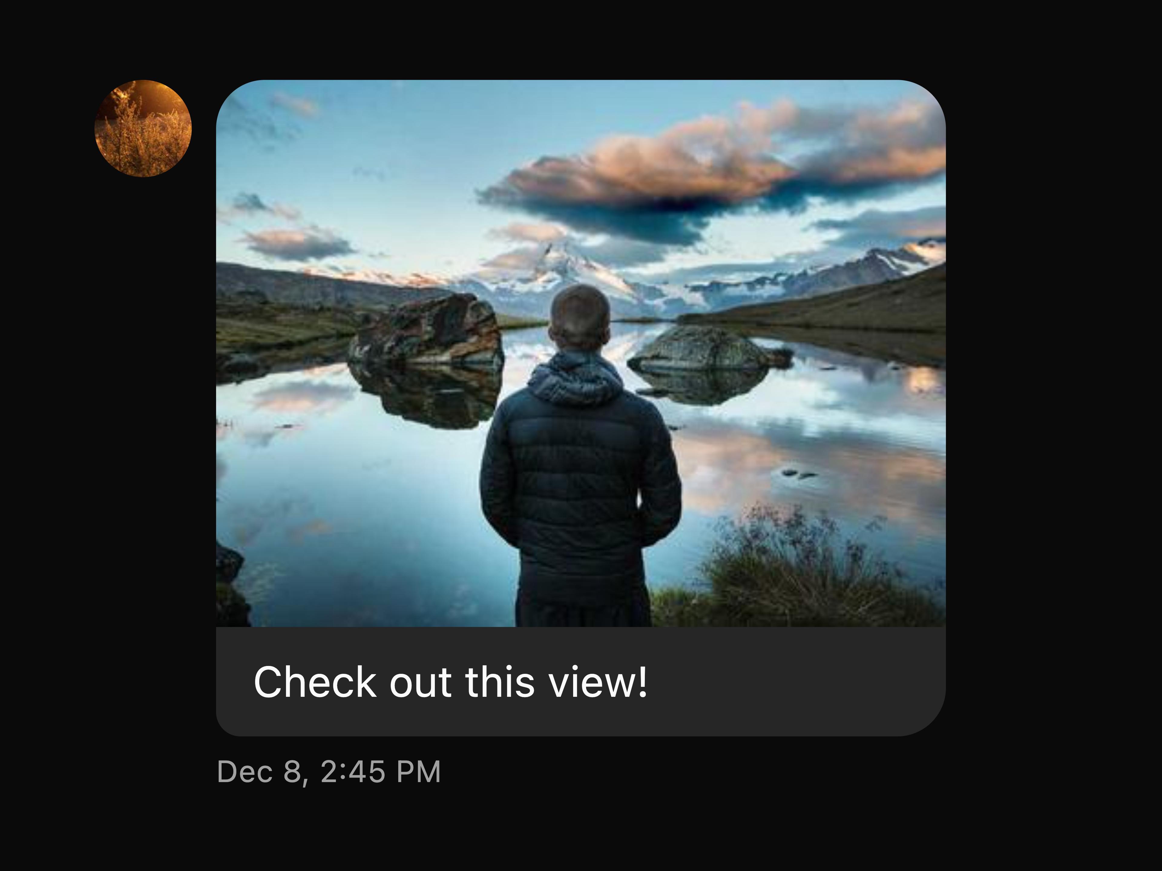 Message Bubble