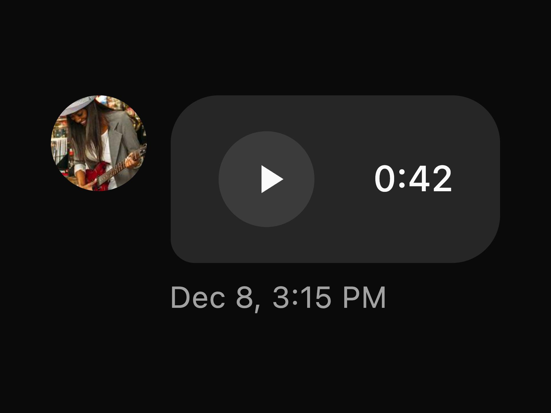 Message Bubble