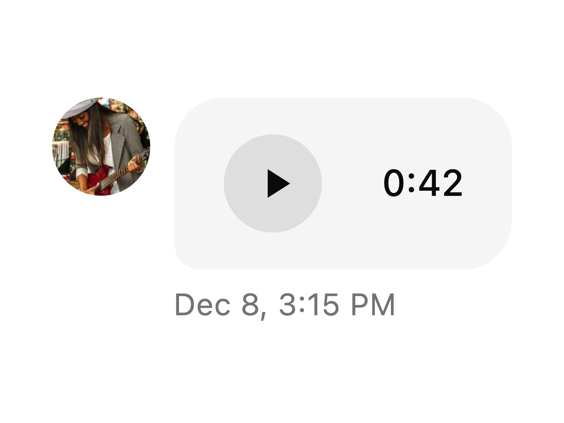 Message Bubble