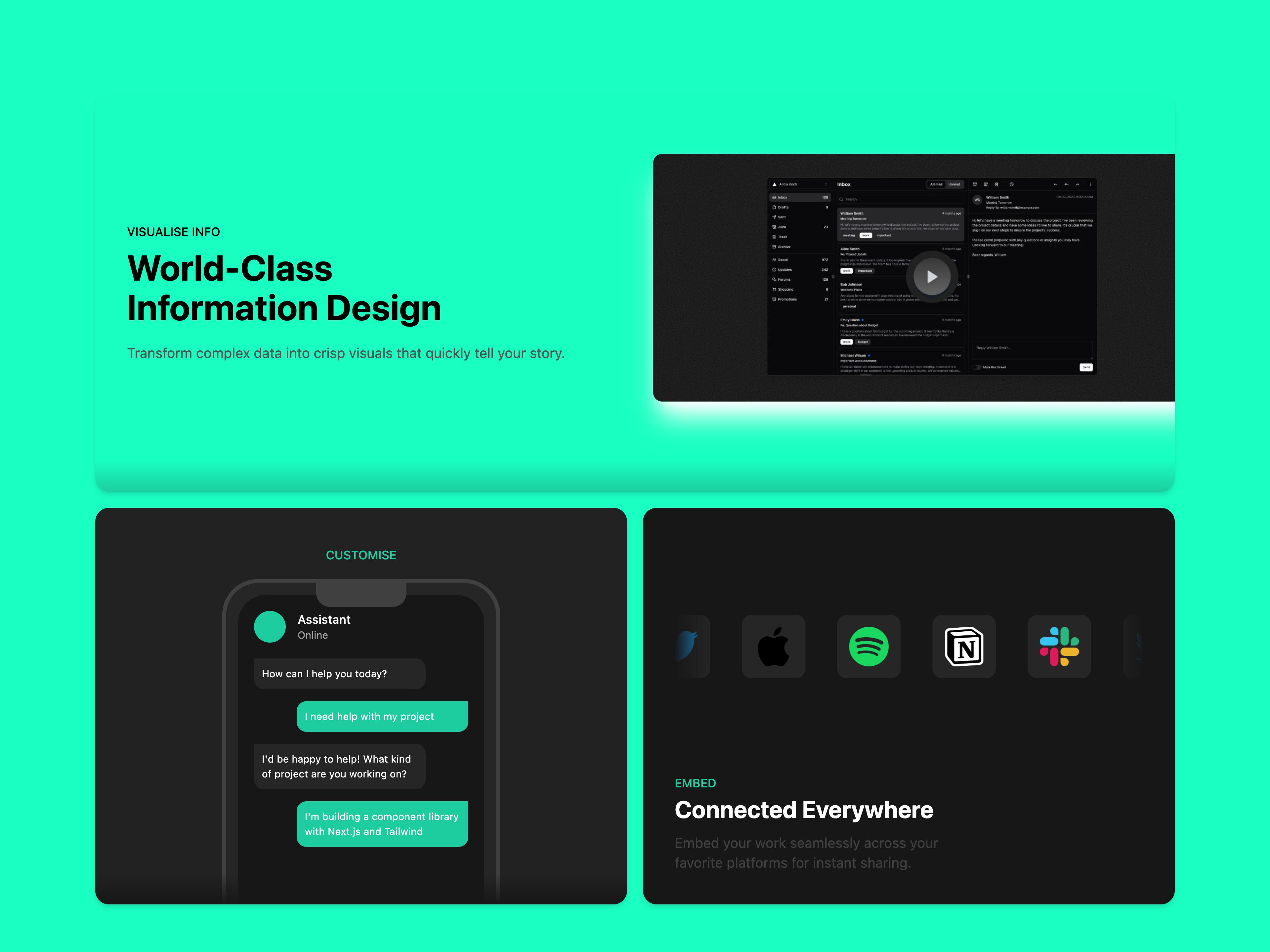 Bento Grid Feature Block