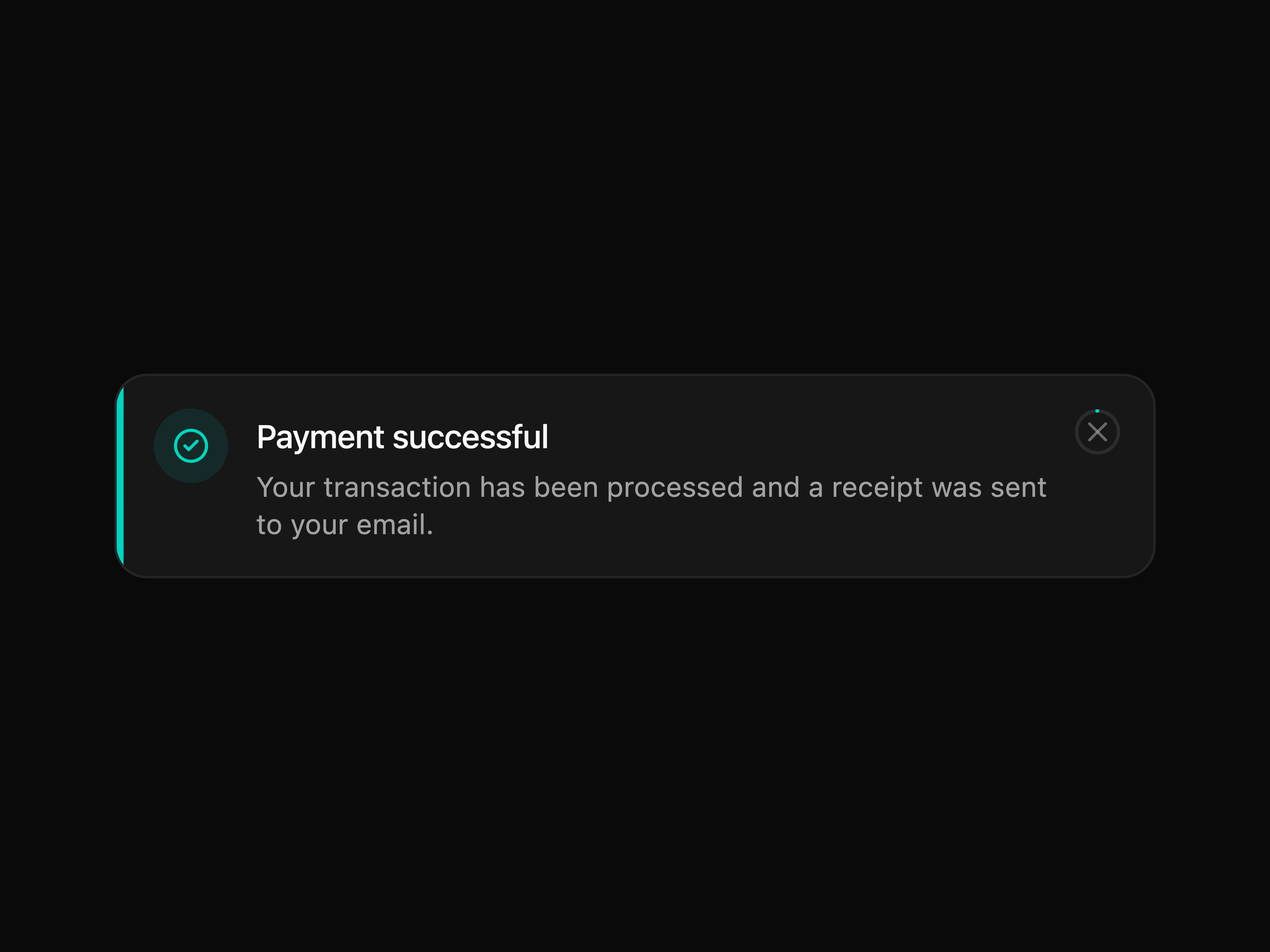 Hover Fill Dismiss Alert