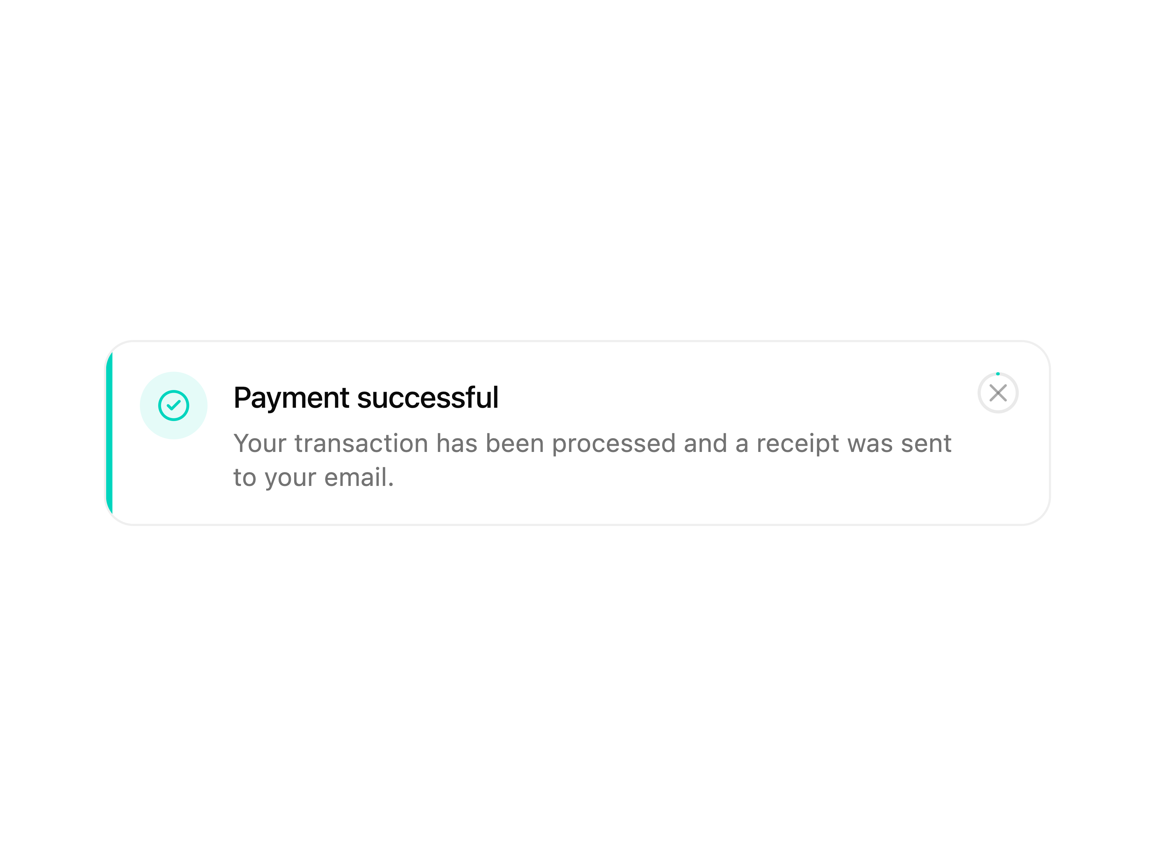 Hover Fill Dismiss Alert