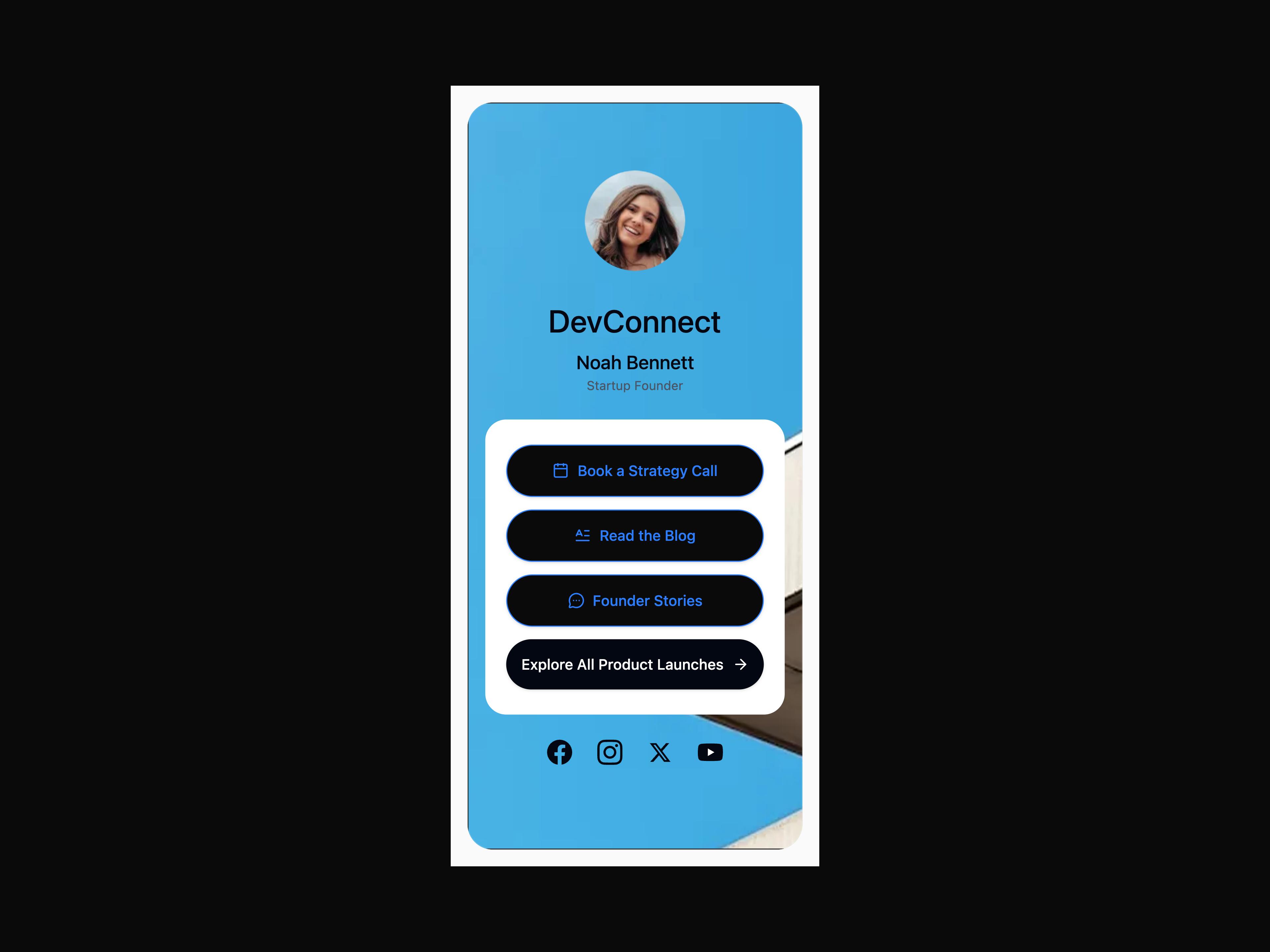 Bio Link Card
