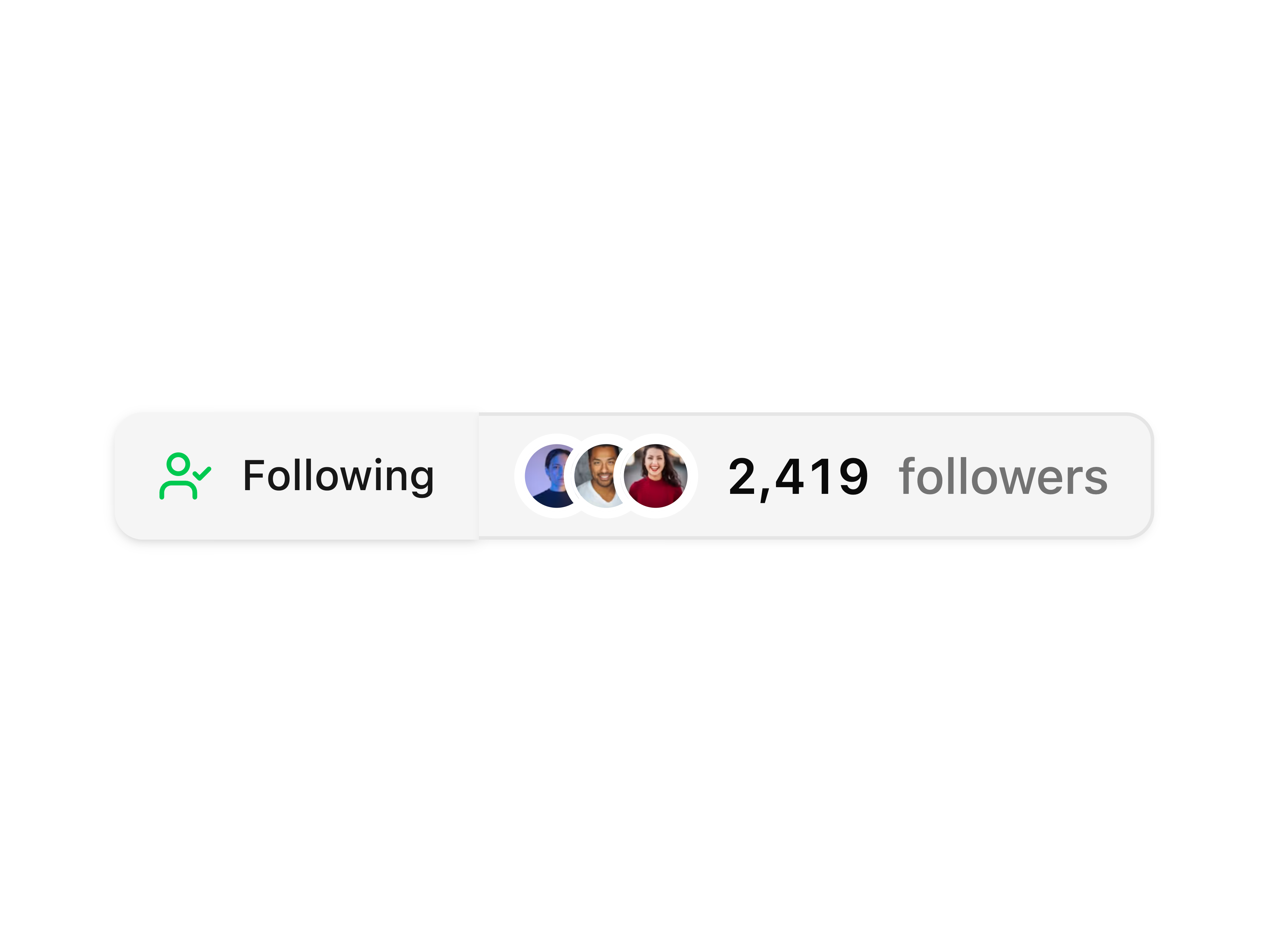 Follow Button Group