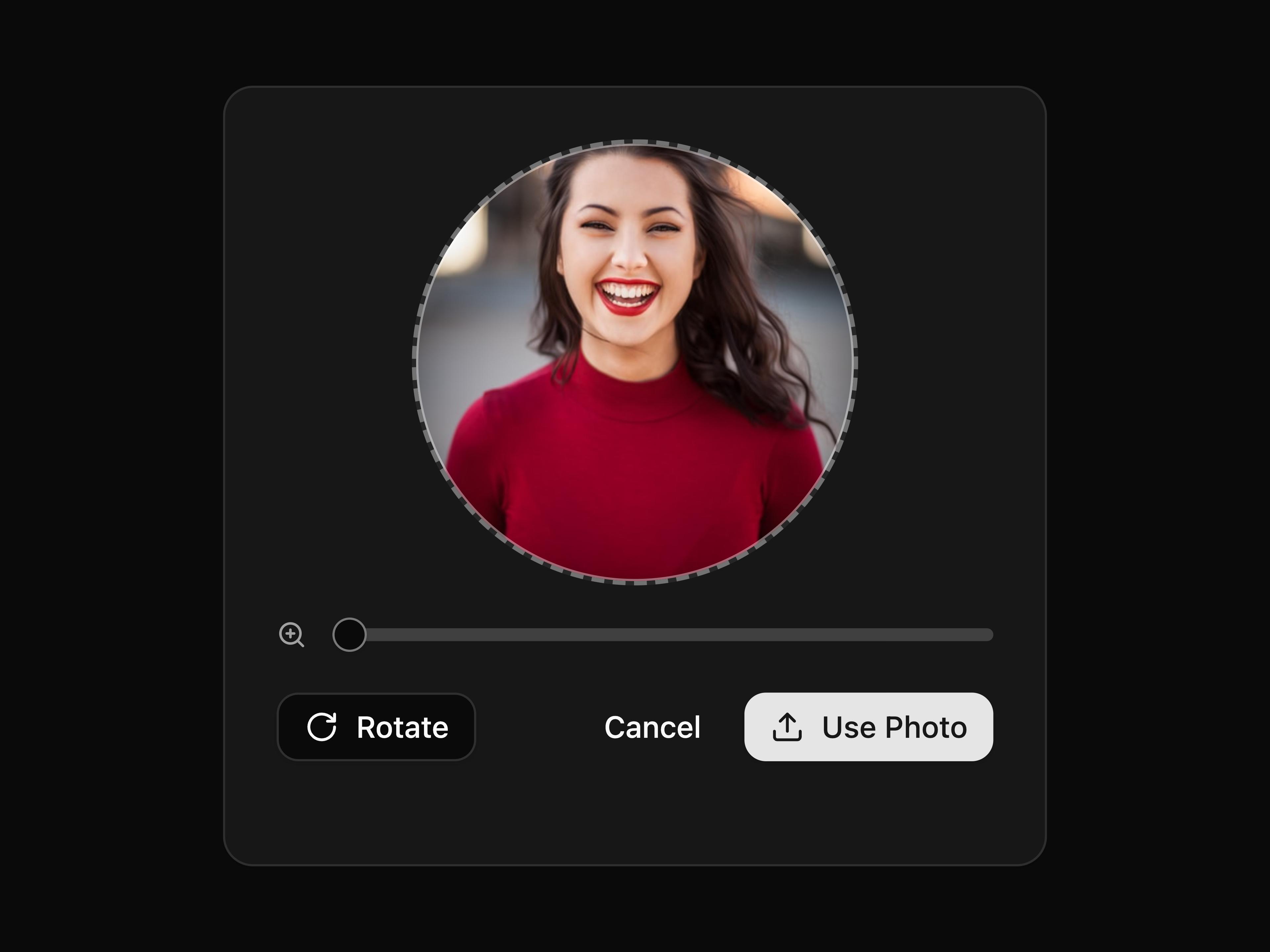 Image Upload Crop Editor