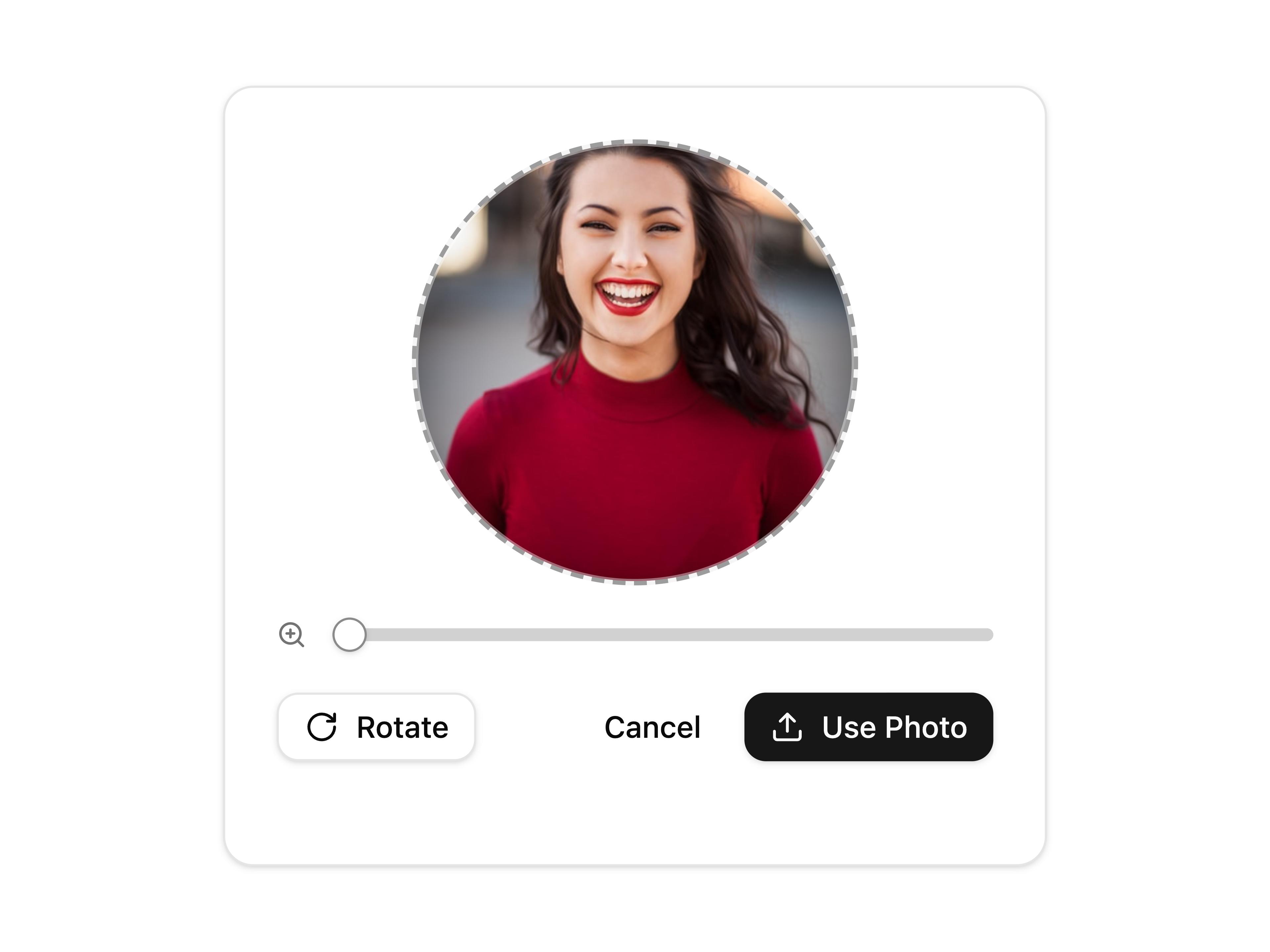Image Upload Crop Editor