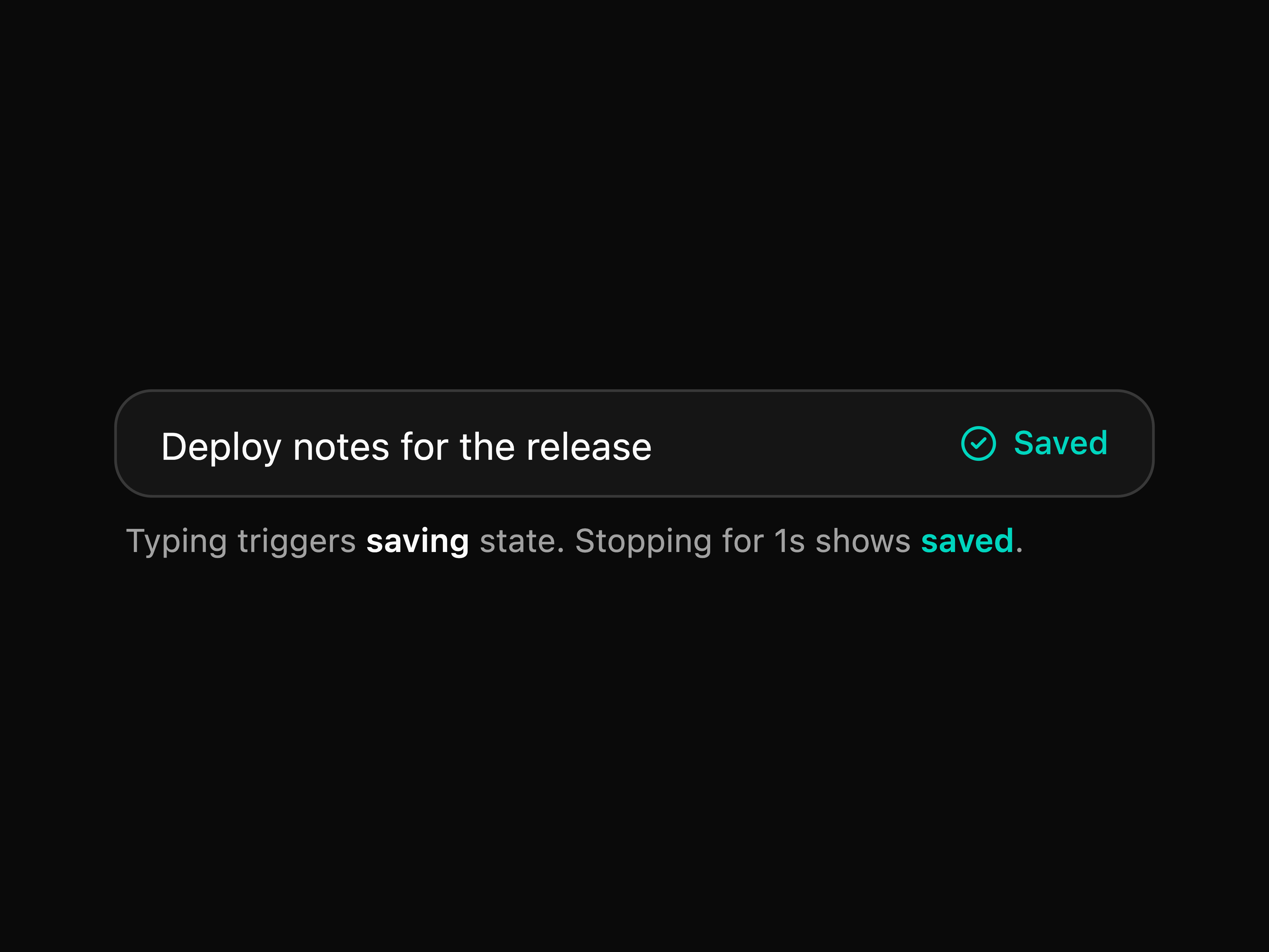 Autosave Input Group