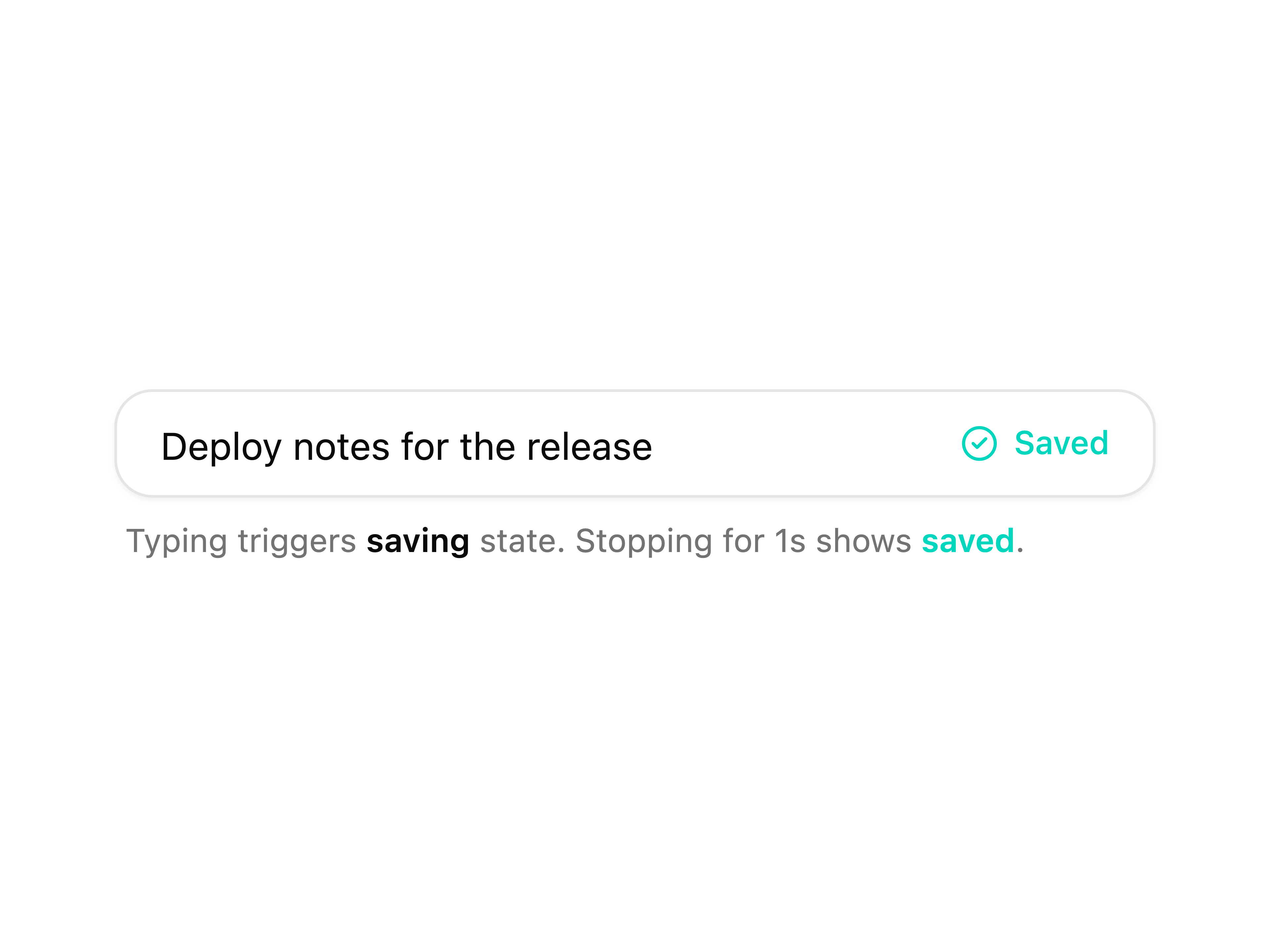 Autosave Input Group