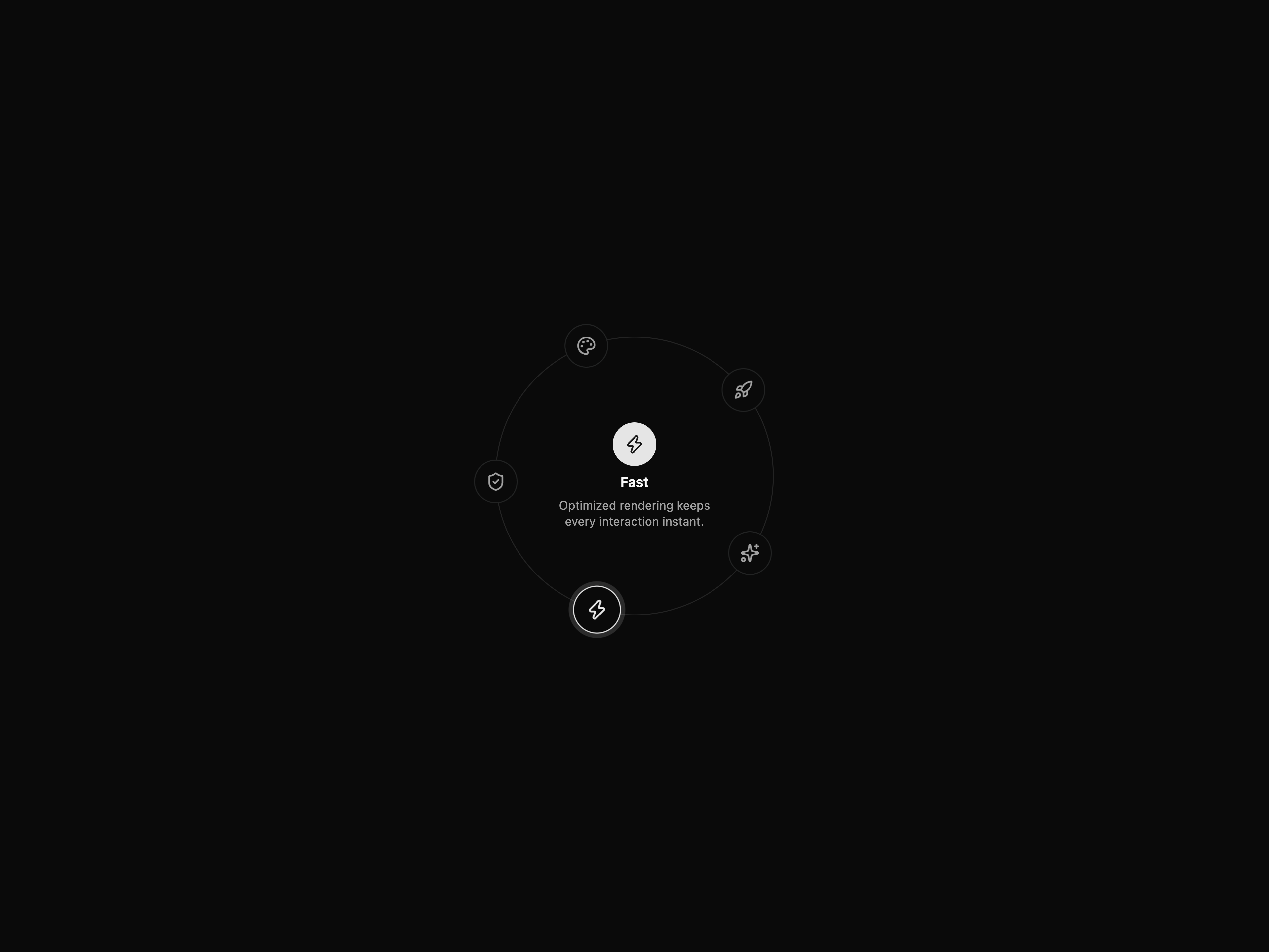 Orbiting Circles Spotlight