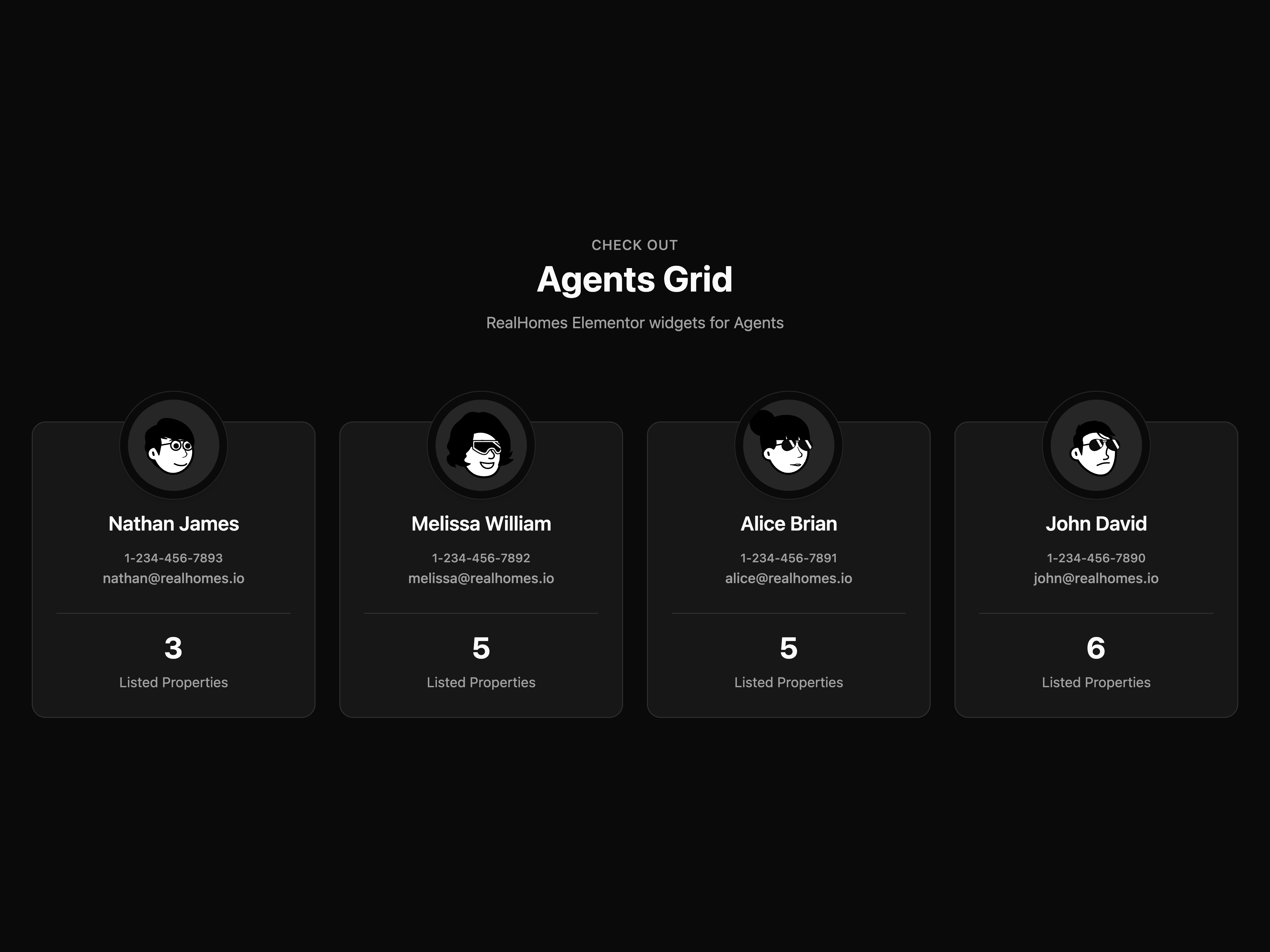 Agents Team Grid