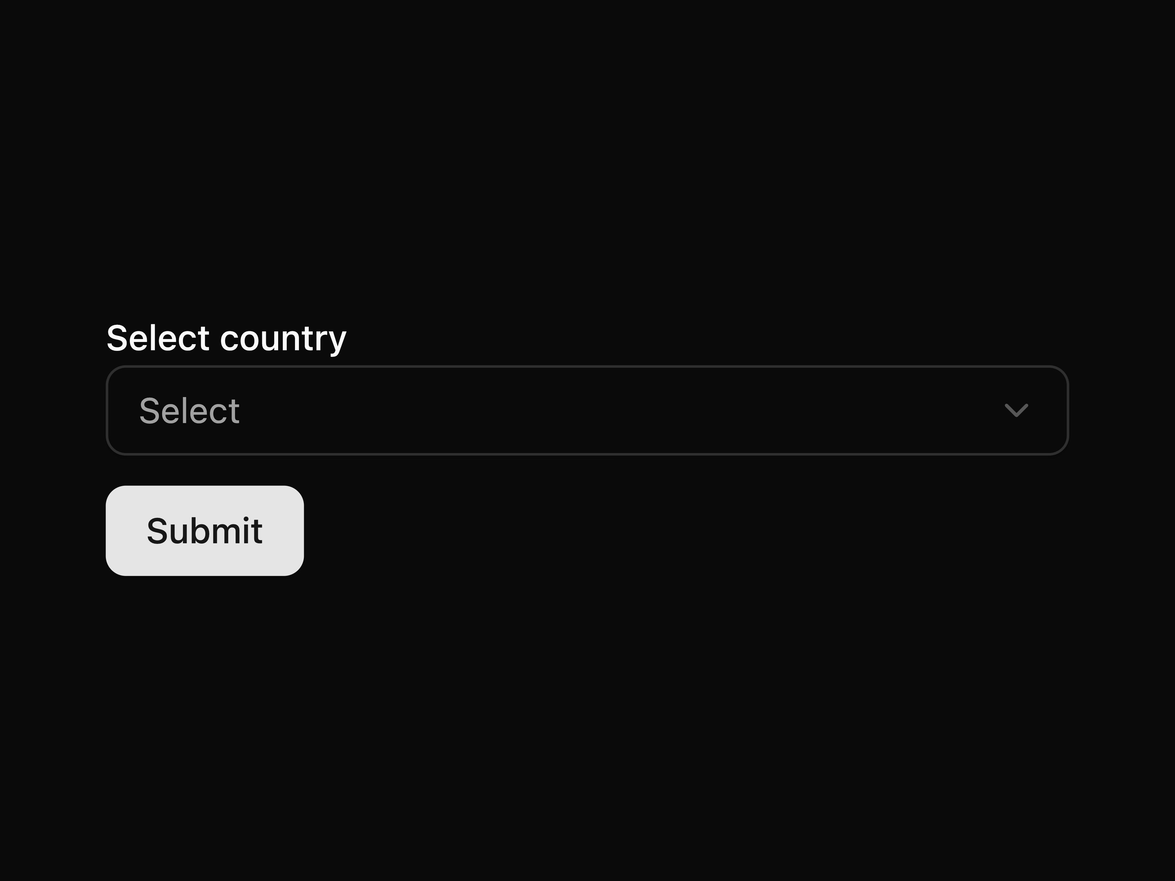 Select with Form Integration