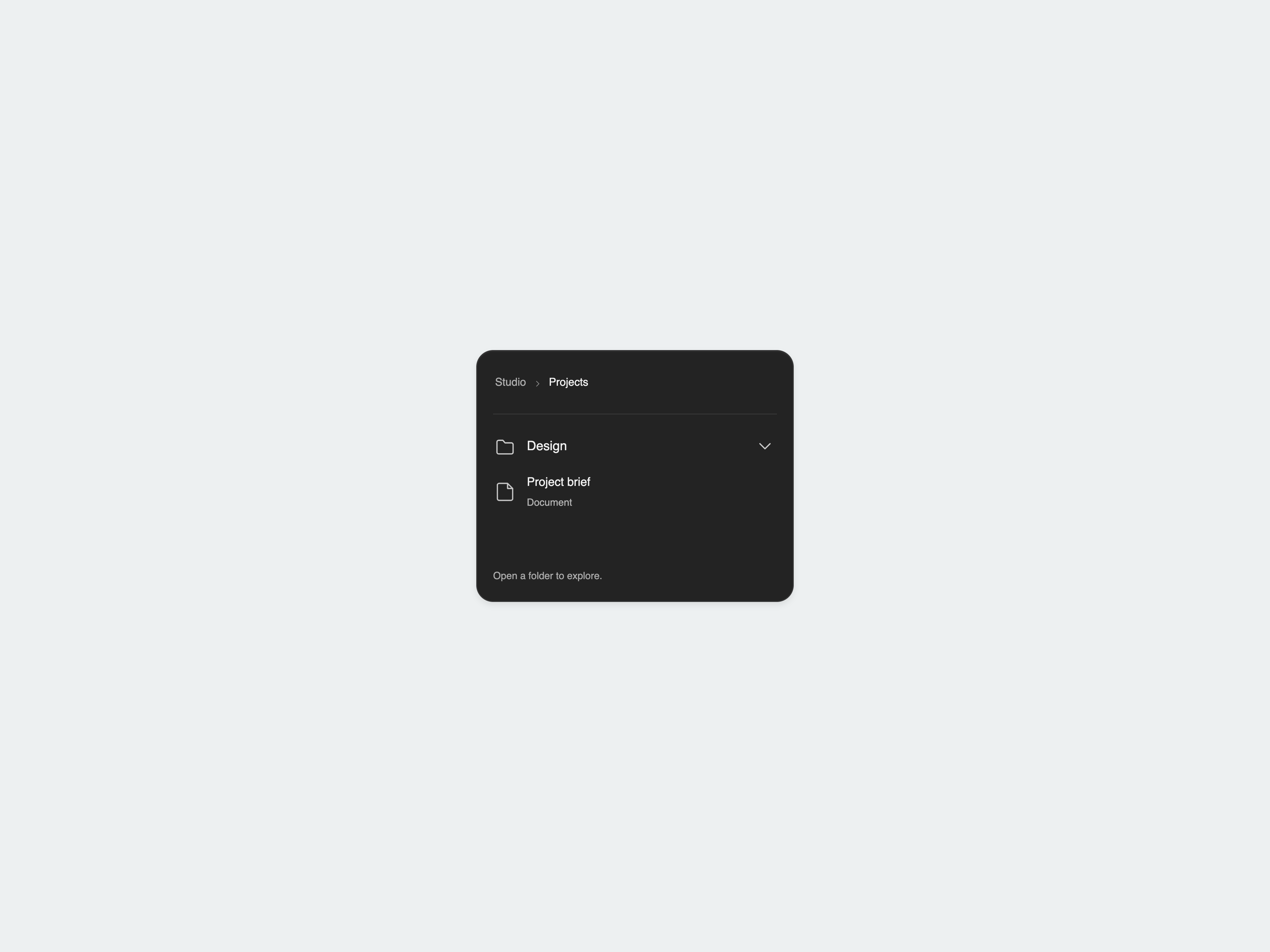 Matte Breadcrumbs Navigation