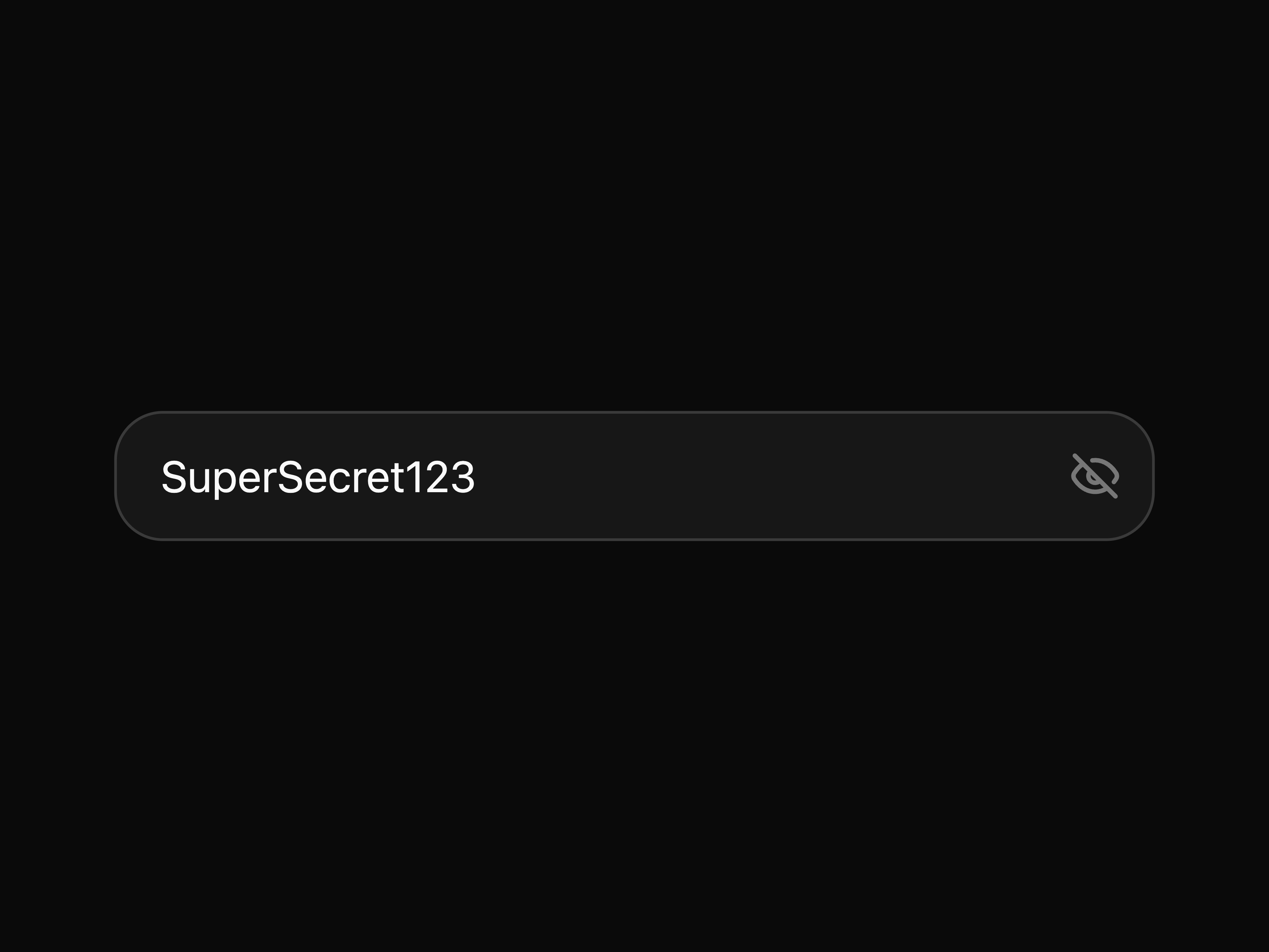 Password Input