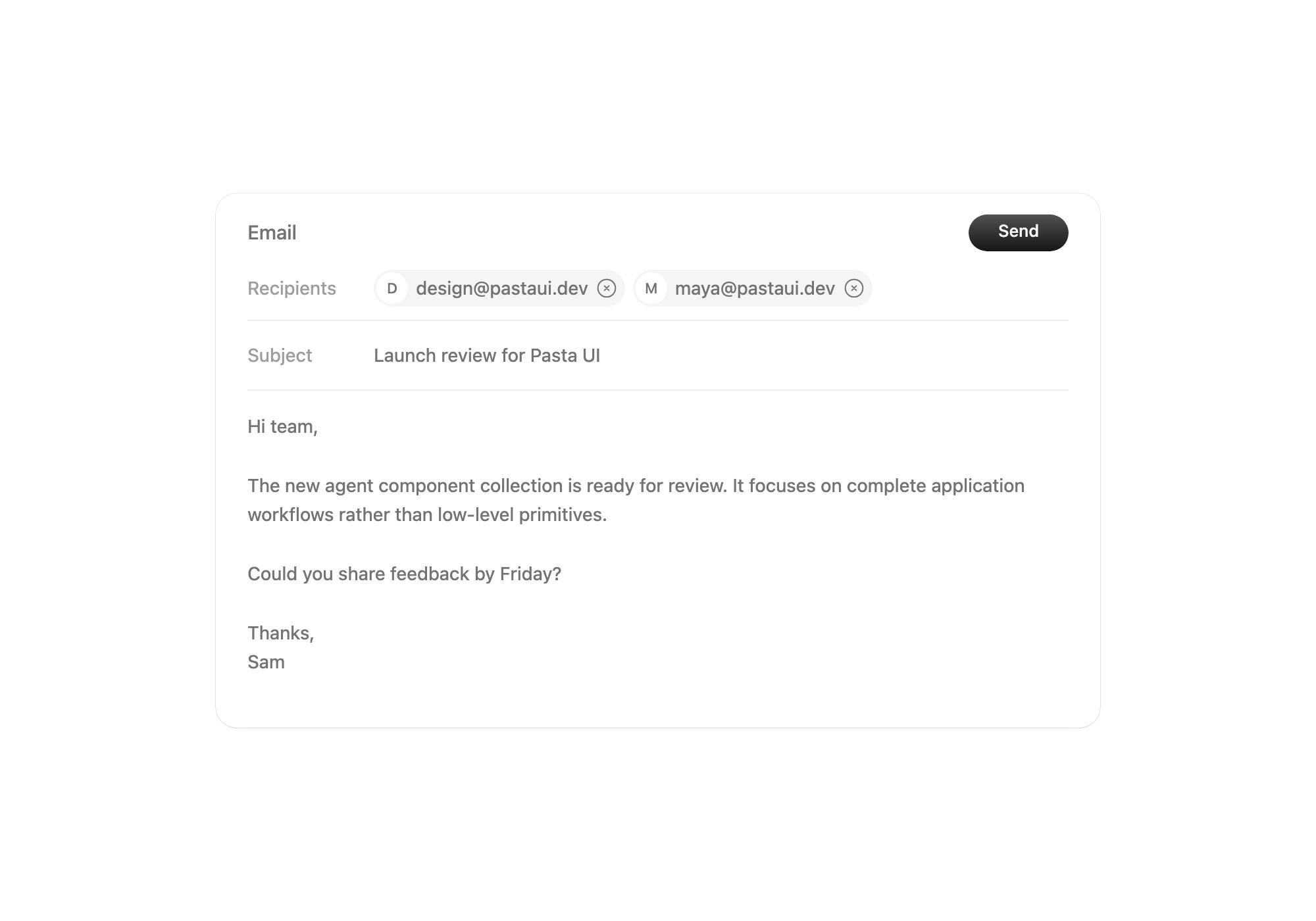 Email Composer