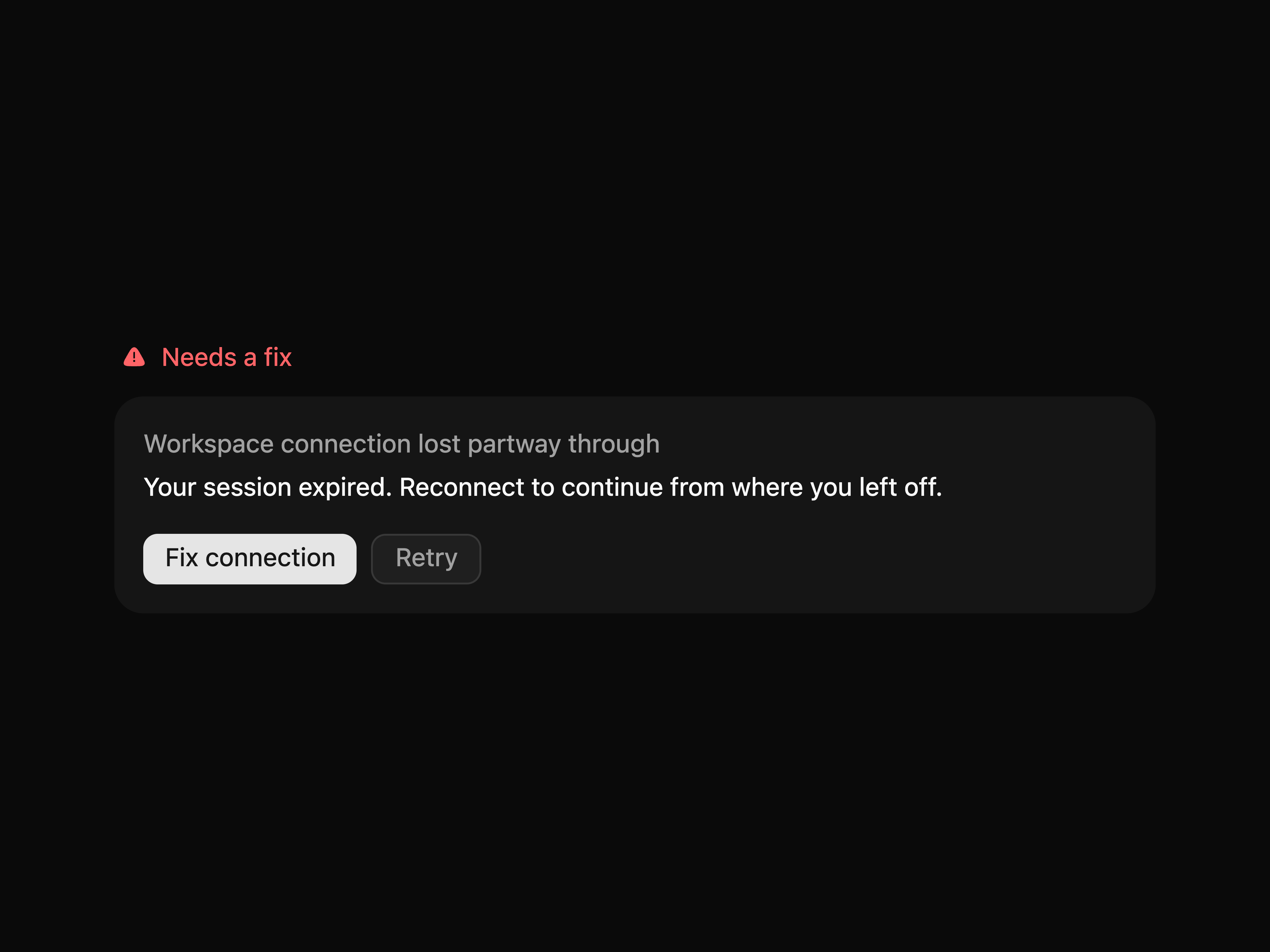 Tool Error