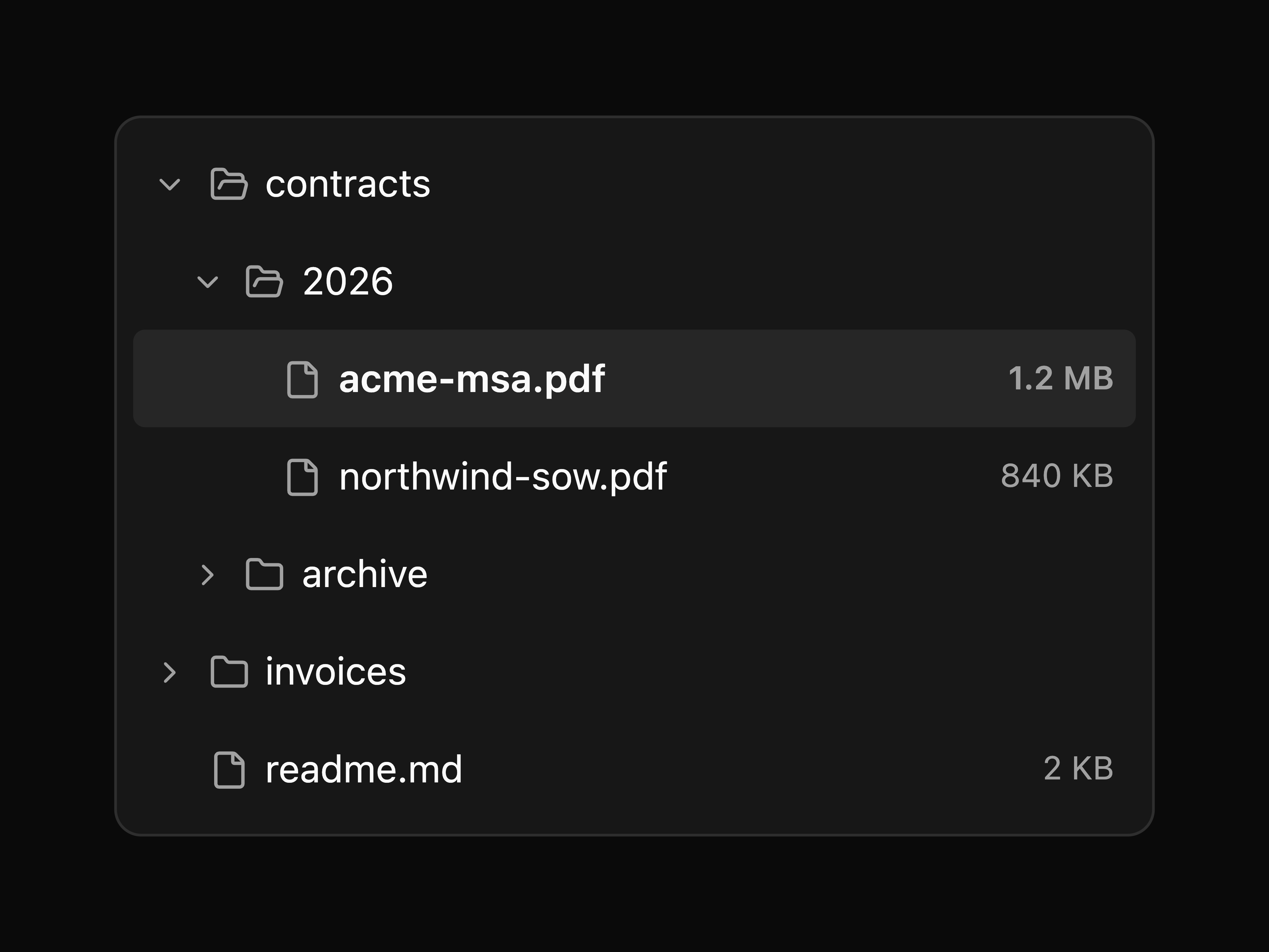 File Tree