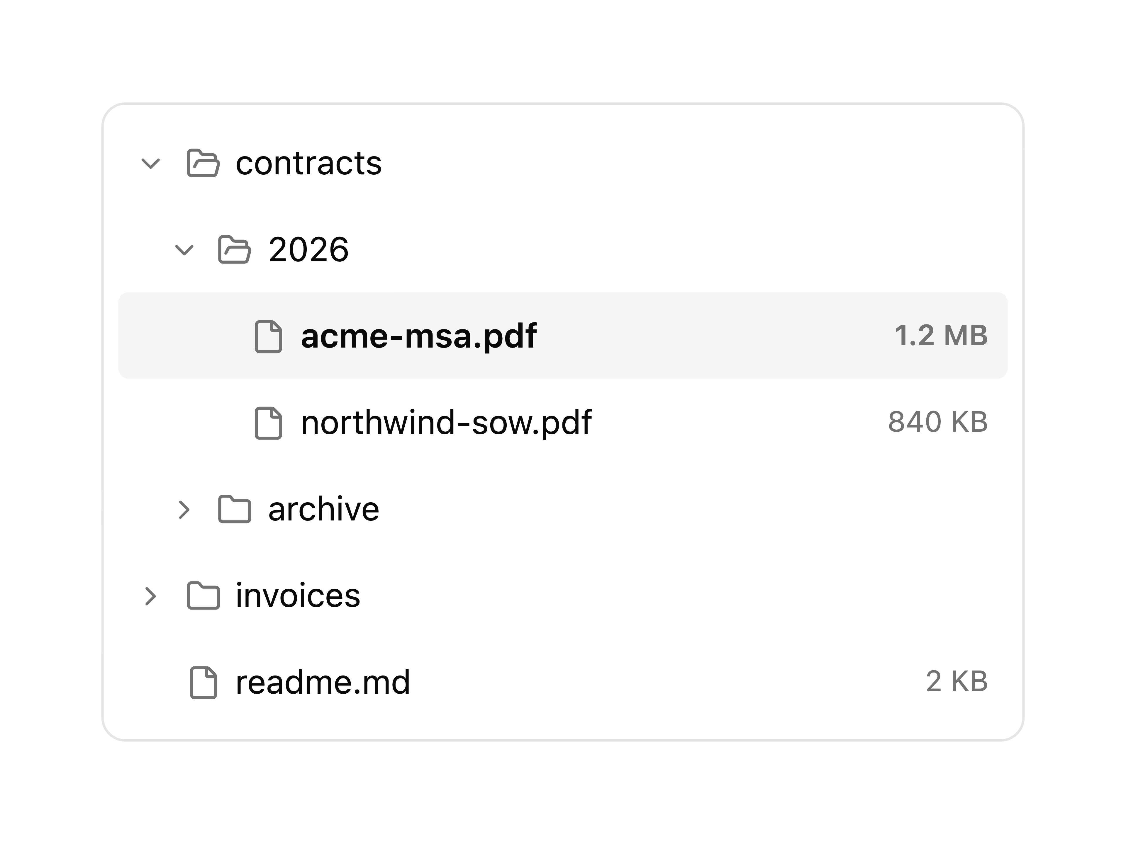 File Tree