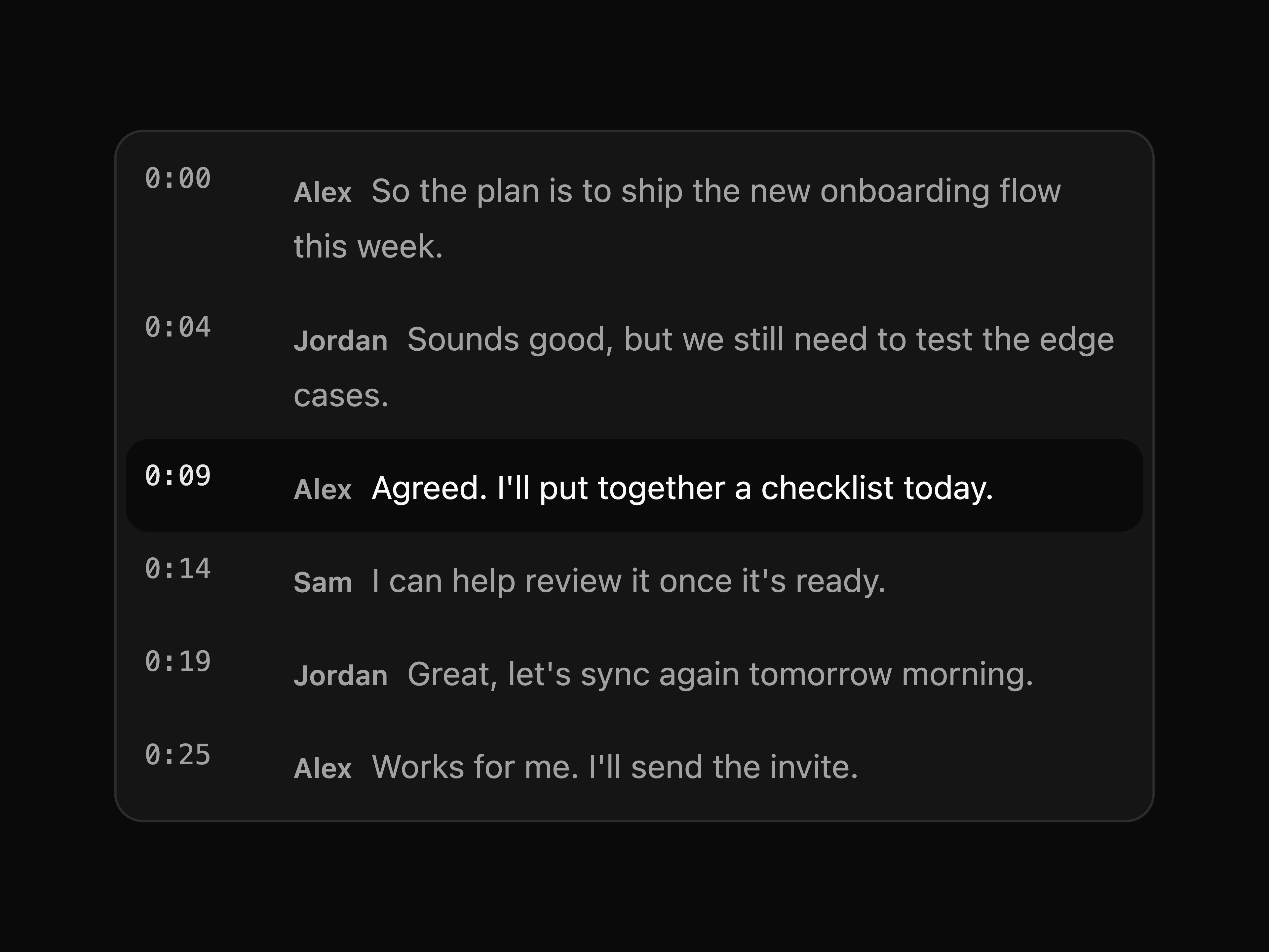 Transcript Viewer