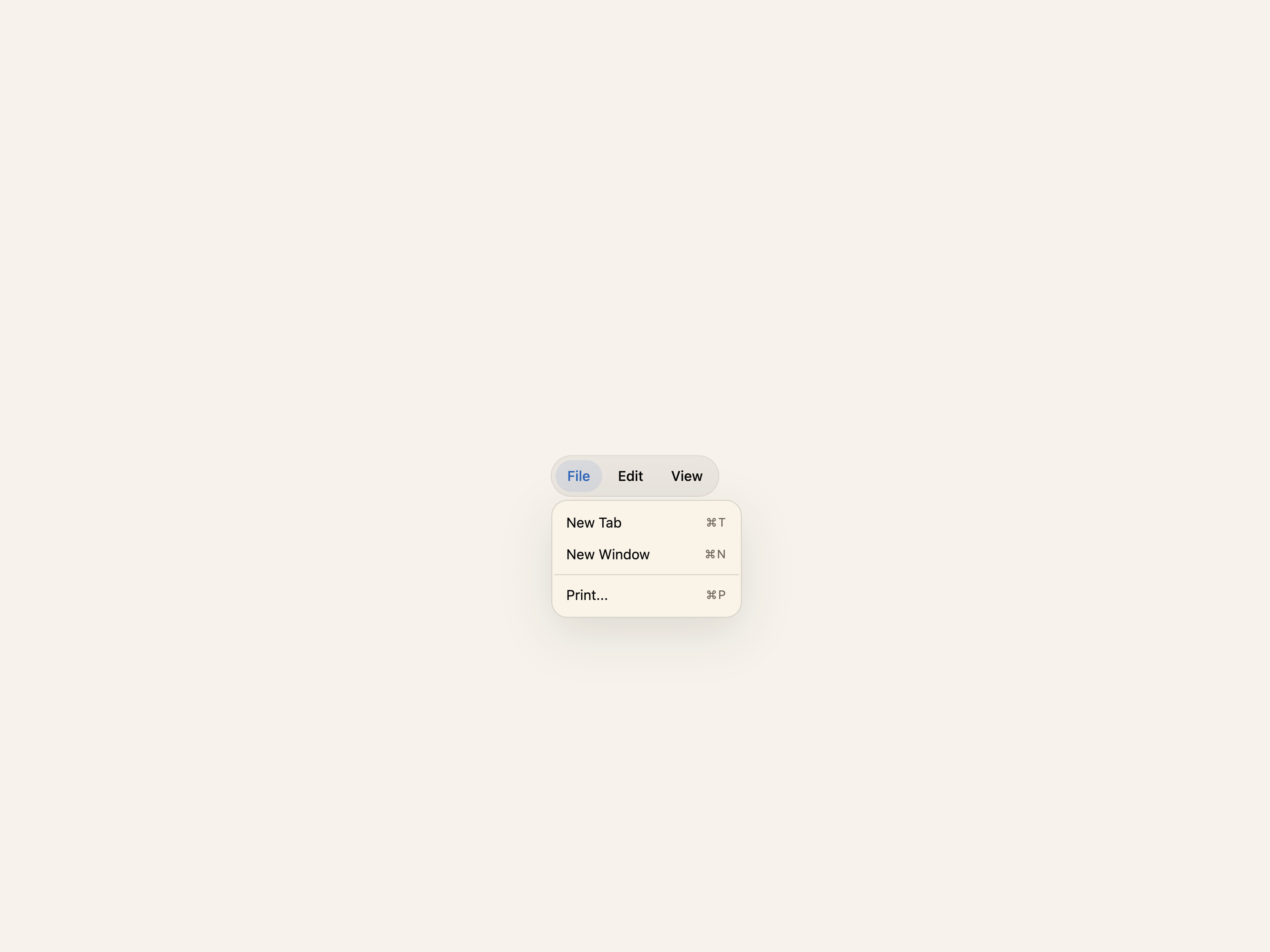 Glass Menubar