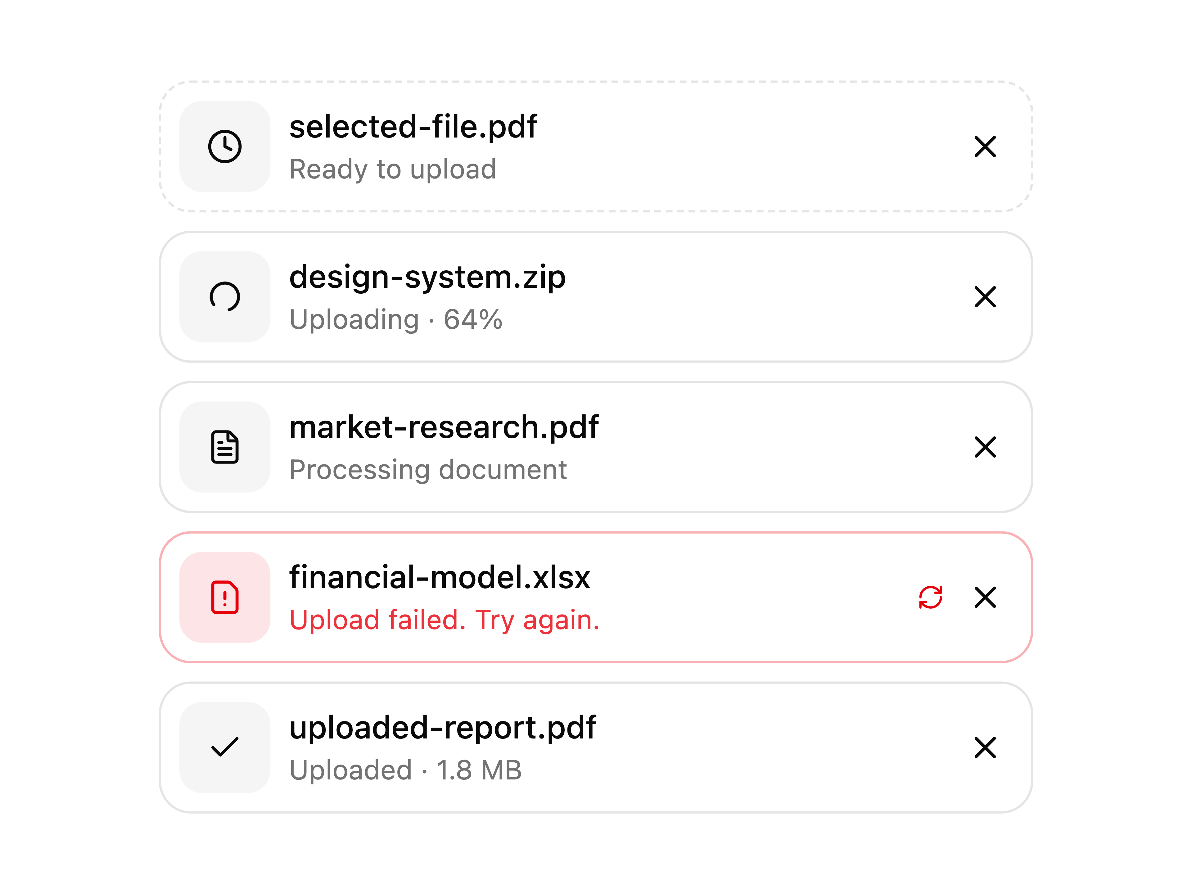 Attachment States
