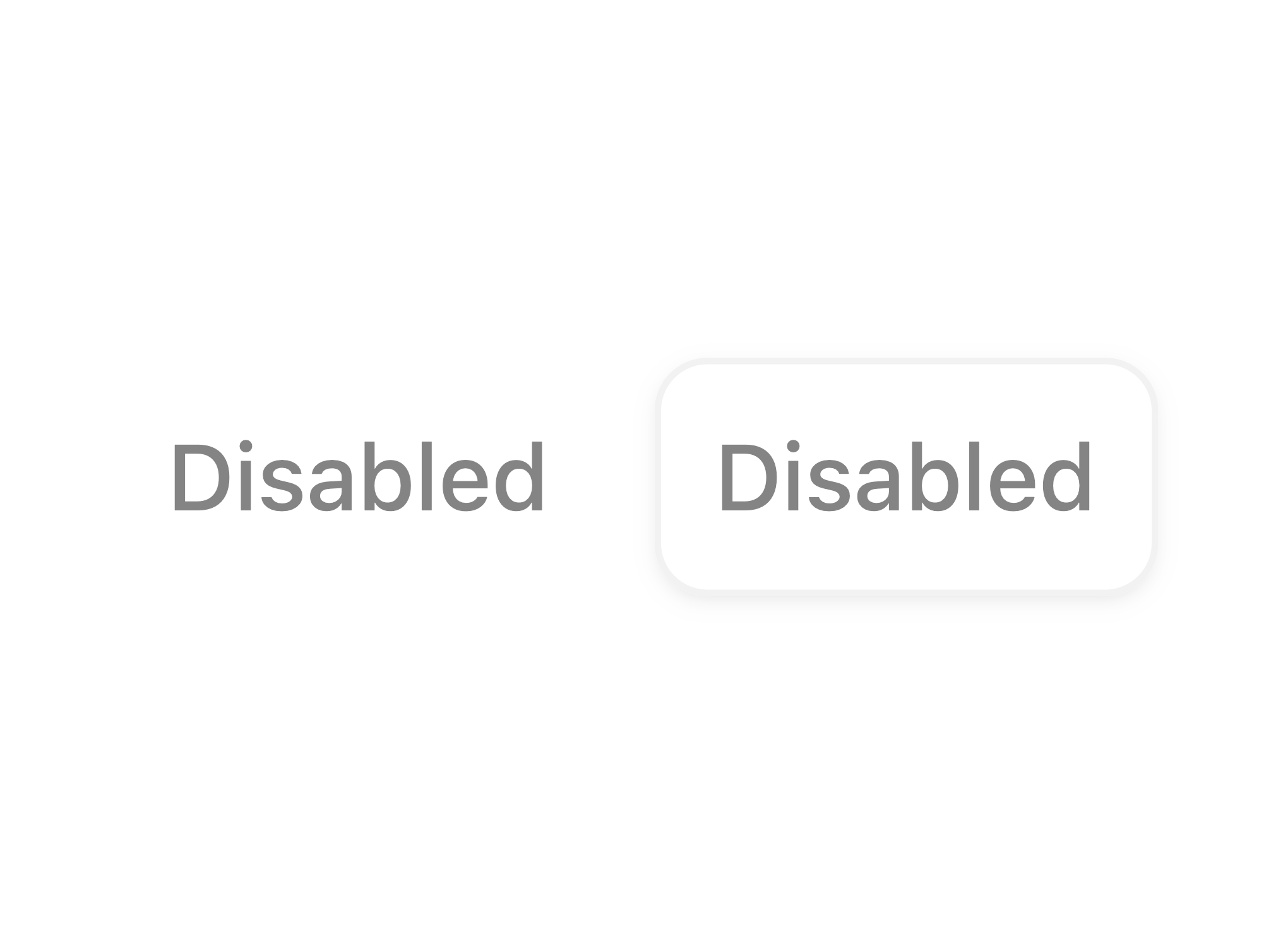 Disabled Toggle
