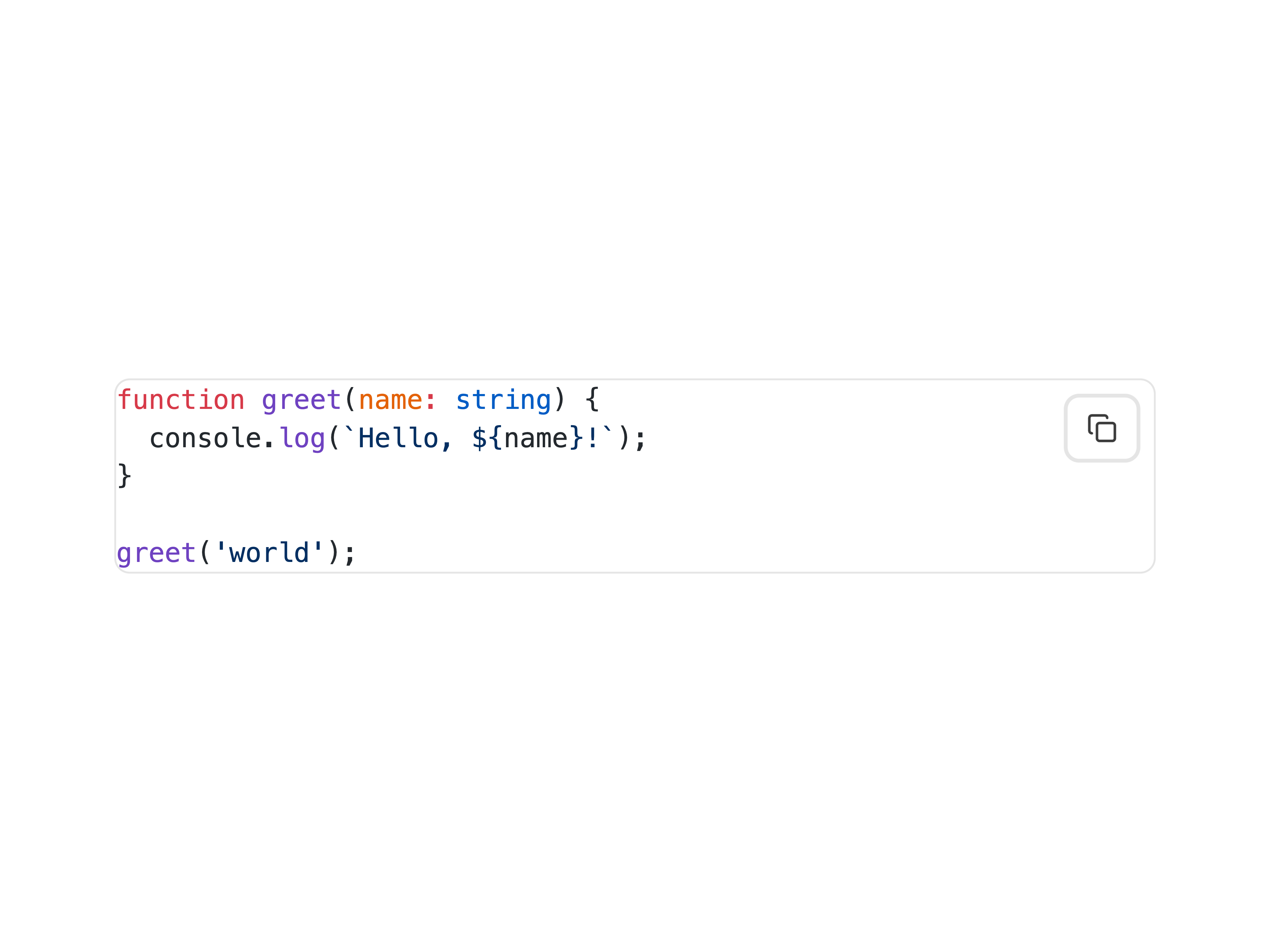 Code Block