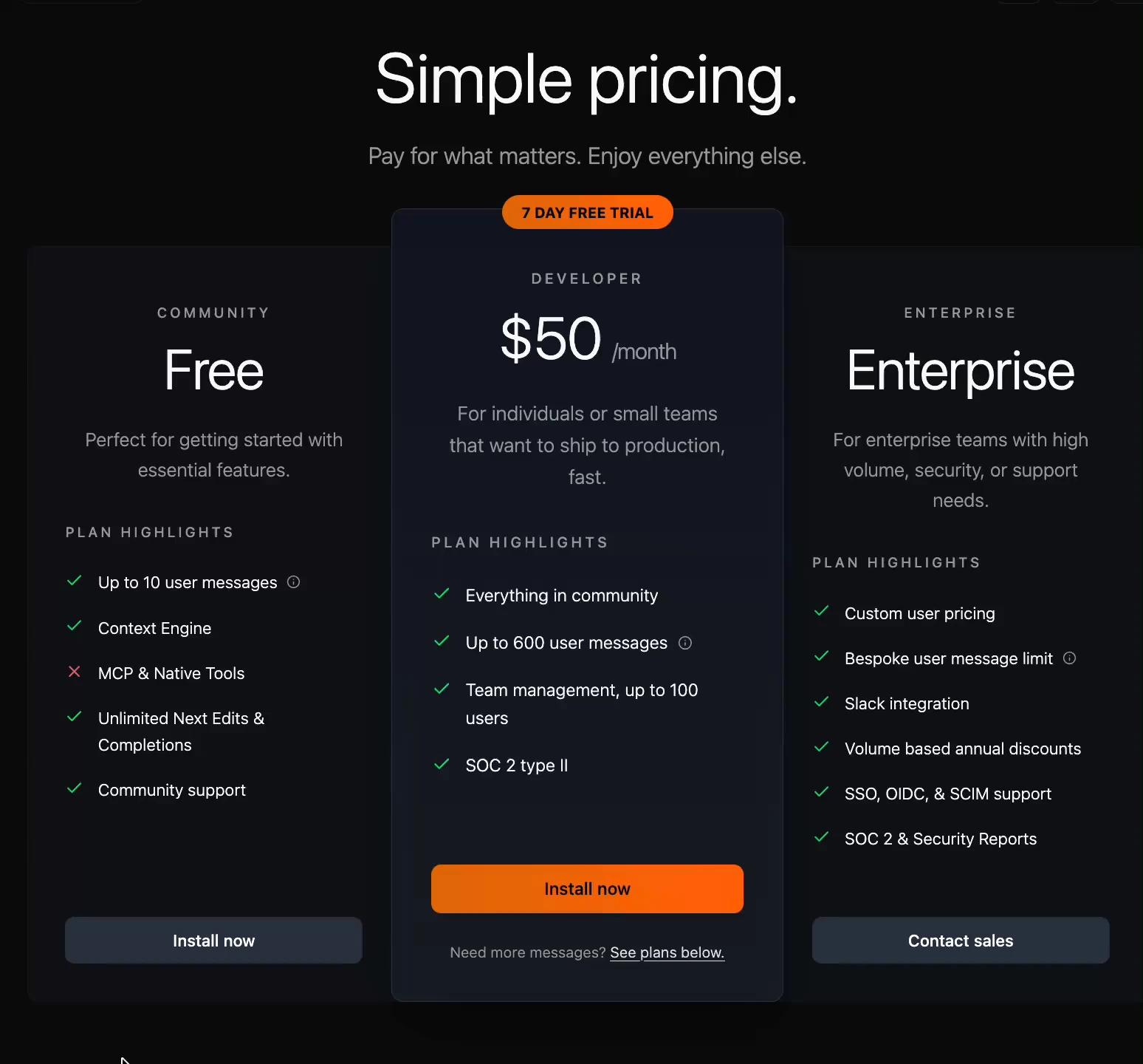 Adaptive Pricing Section