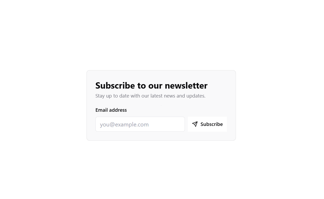 Newsletter Signup