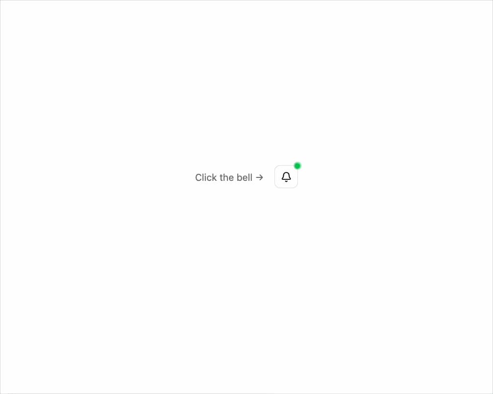 Vercel Notification Popover
