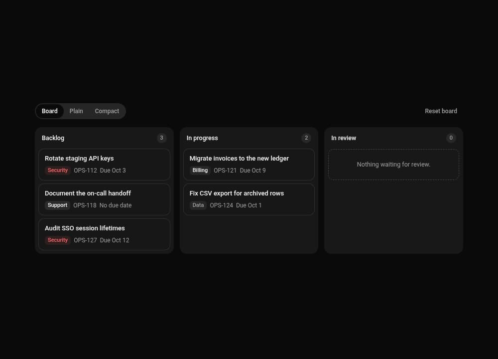 Kanban Board