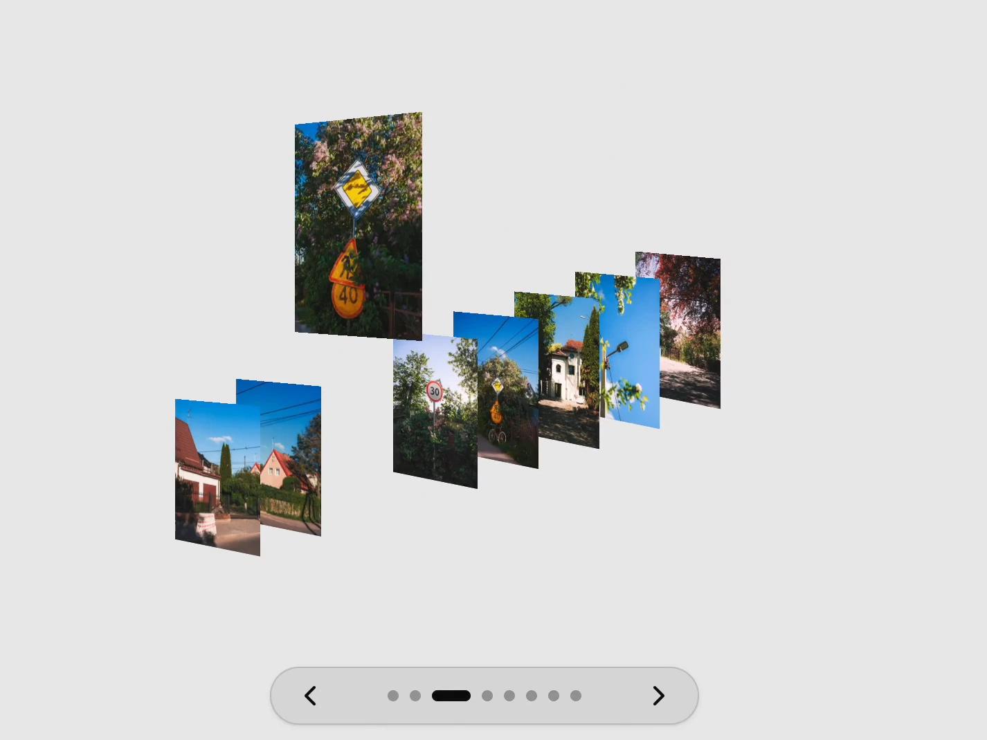 3D Isometric Image Carousel