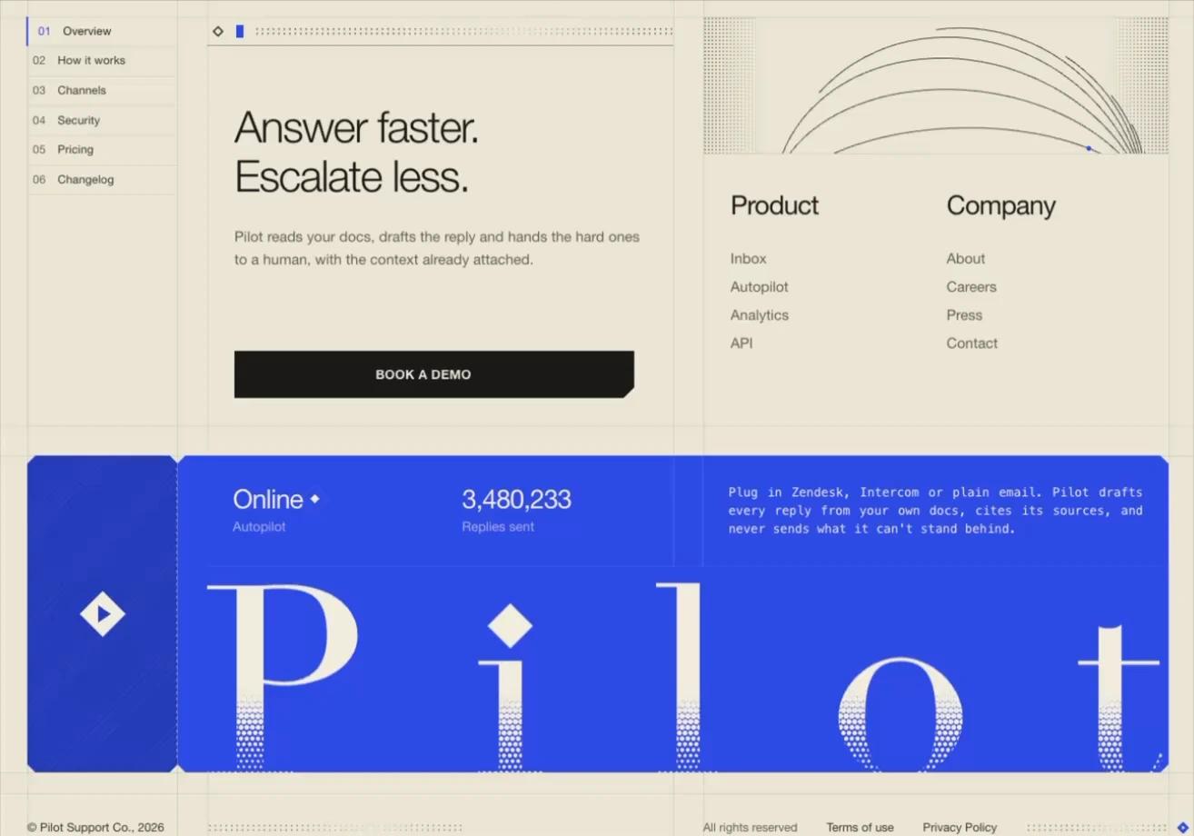 Animated SaaS Footer with Stats Ticket