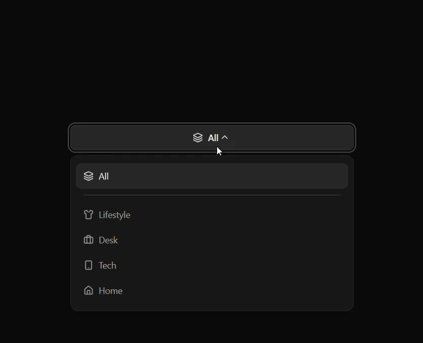 Fluid Dropdown