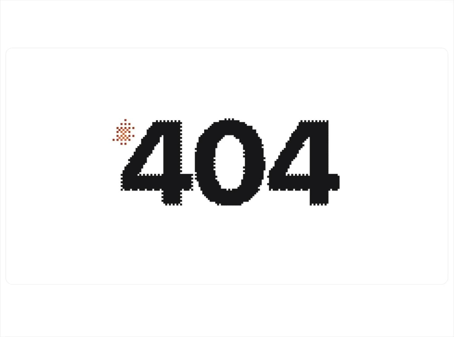 Dithered 404