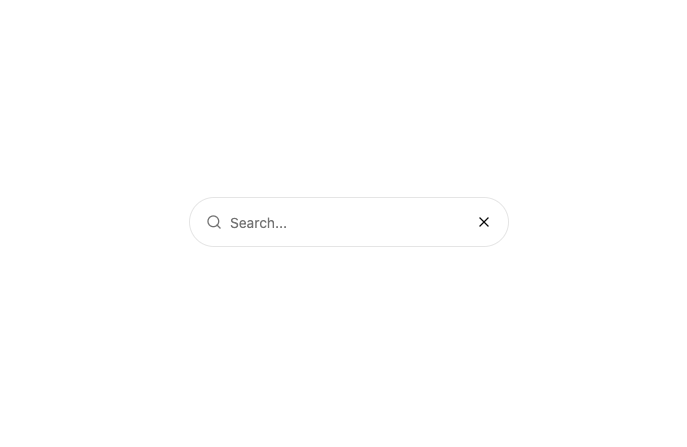Expanding Search Dock